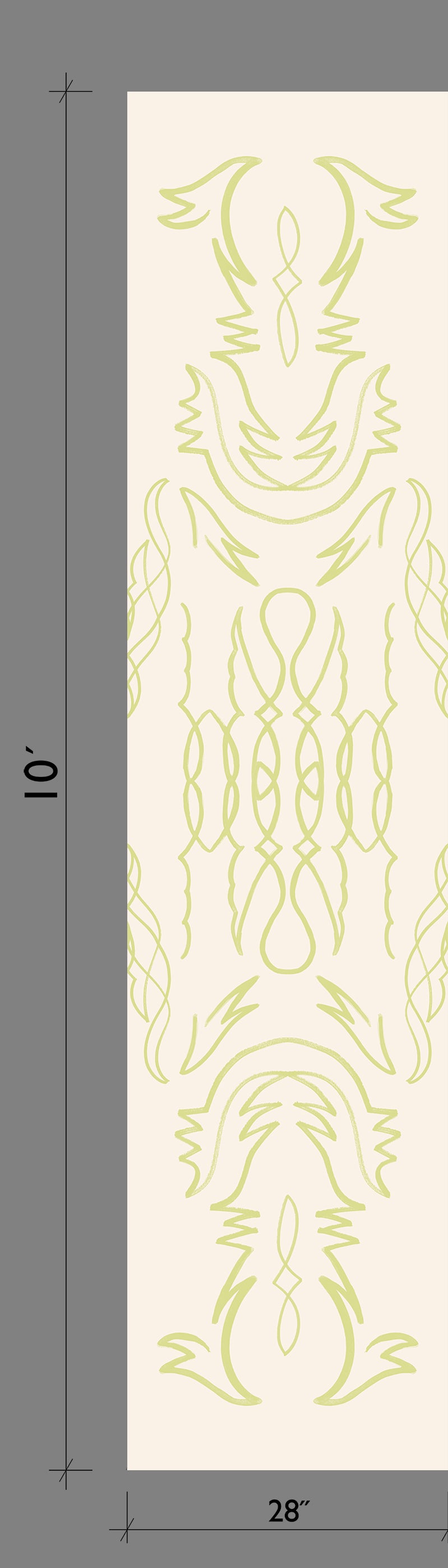 Side Saddle© Wallpaper in Clover