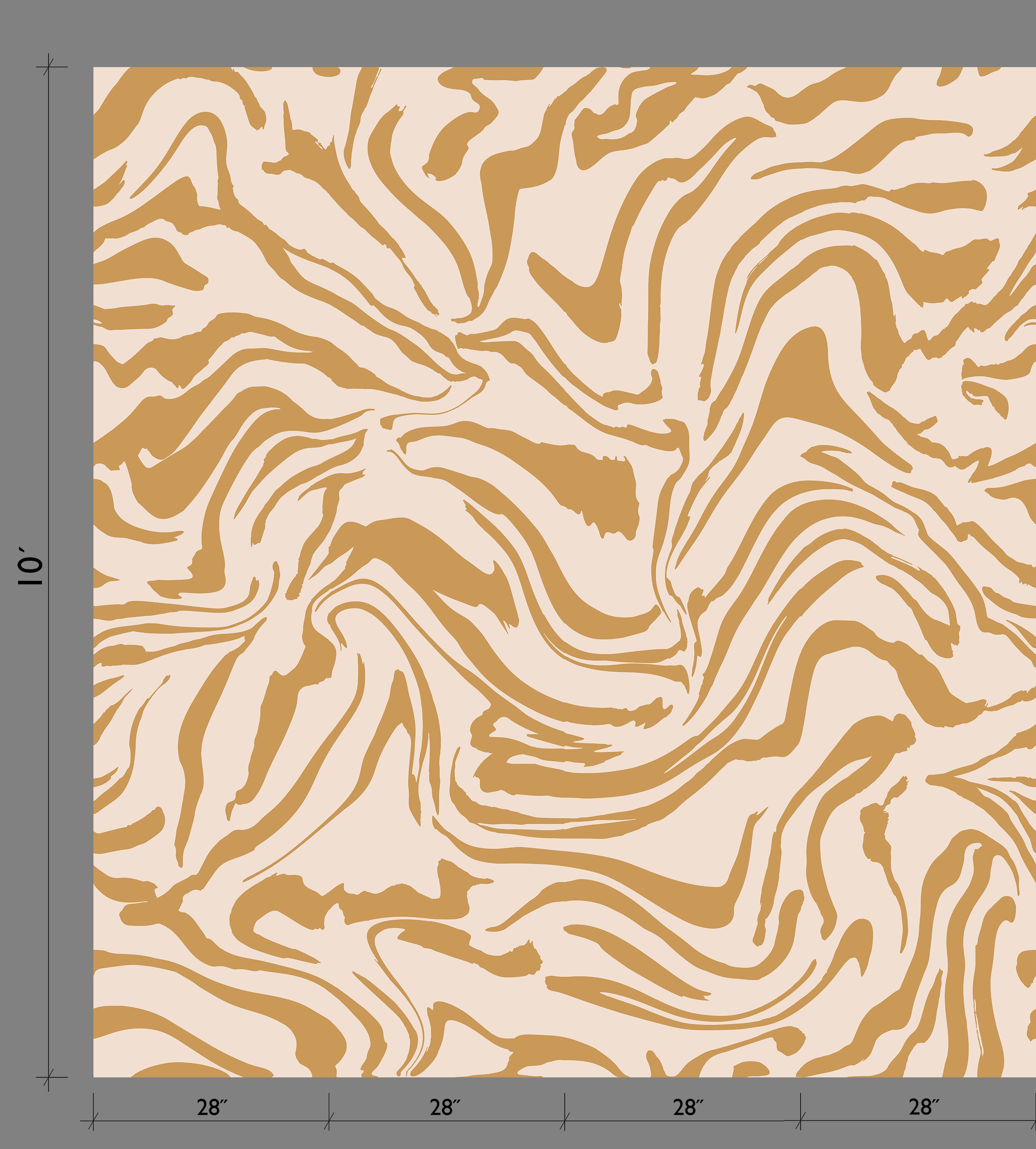 Primal© Mural Wallpaper in Cob