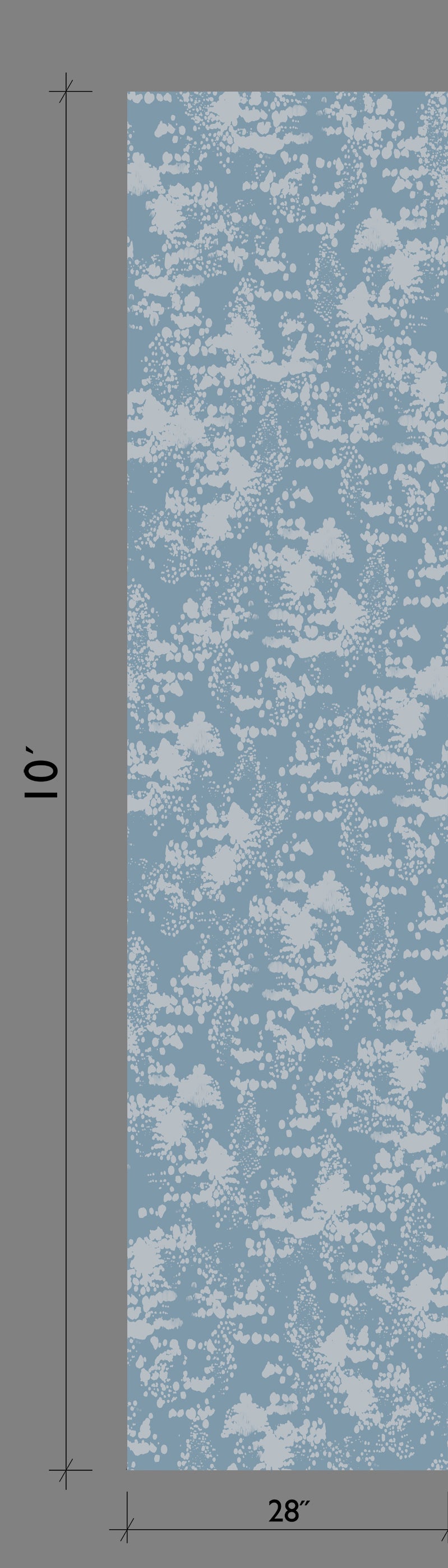 Snakeskin© Wallpaper in Cornflower