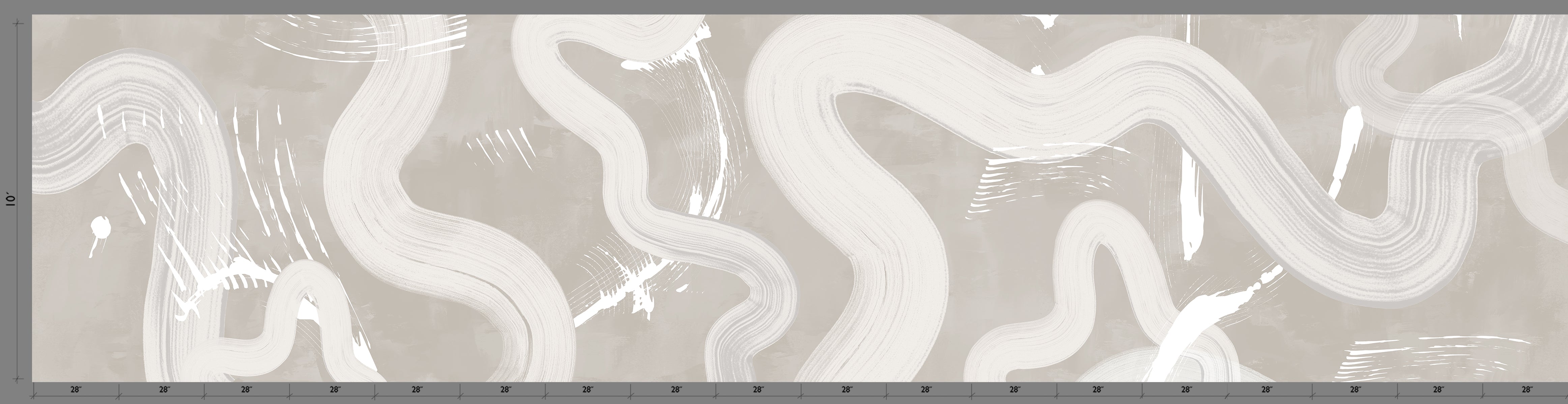 Untamed© Mural Wallpaper in Cement