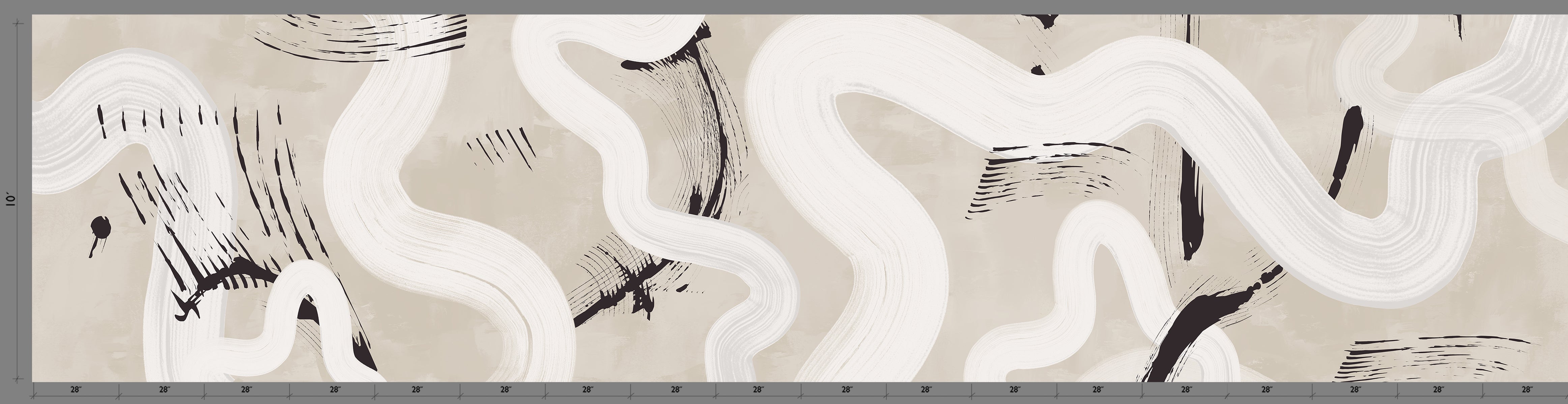 Untamed© Mural Wallpaper in Stone