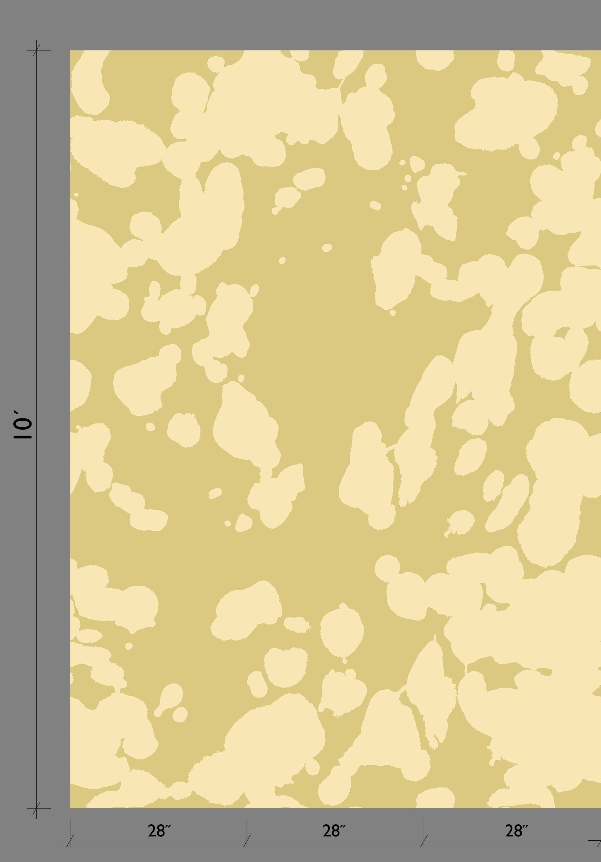 Bovine© Wallpaper in Daffodil