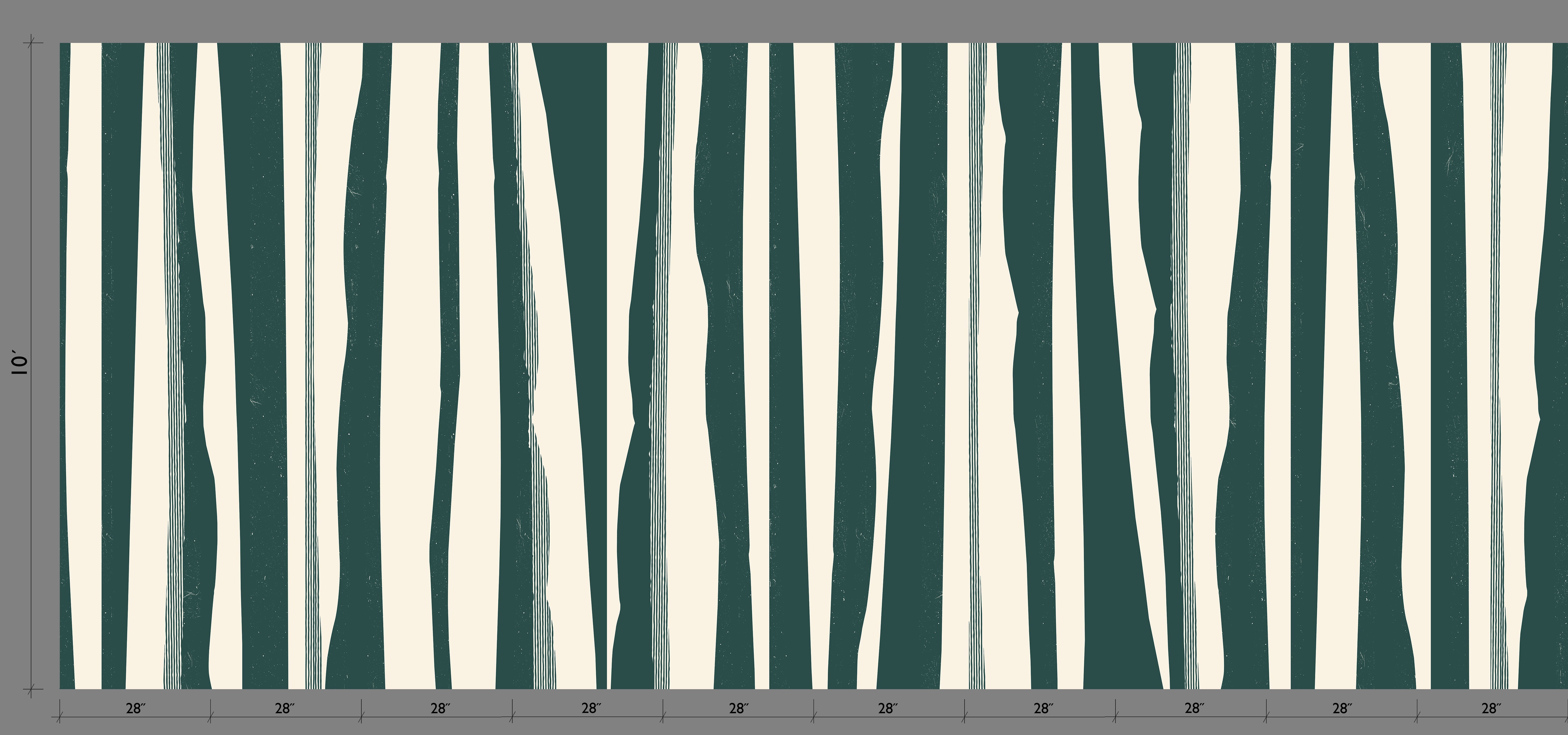 Longitude© Mural Wallpaper in Forest