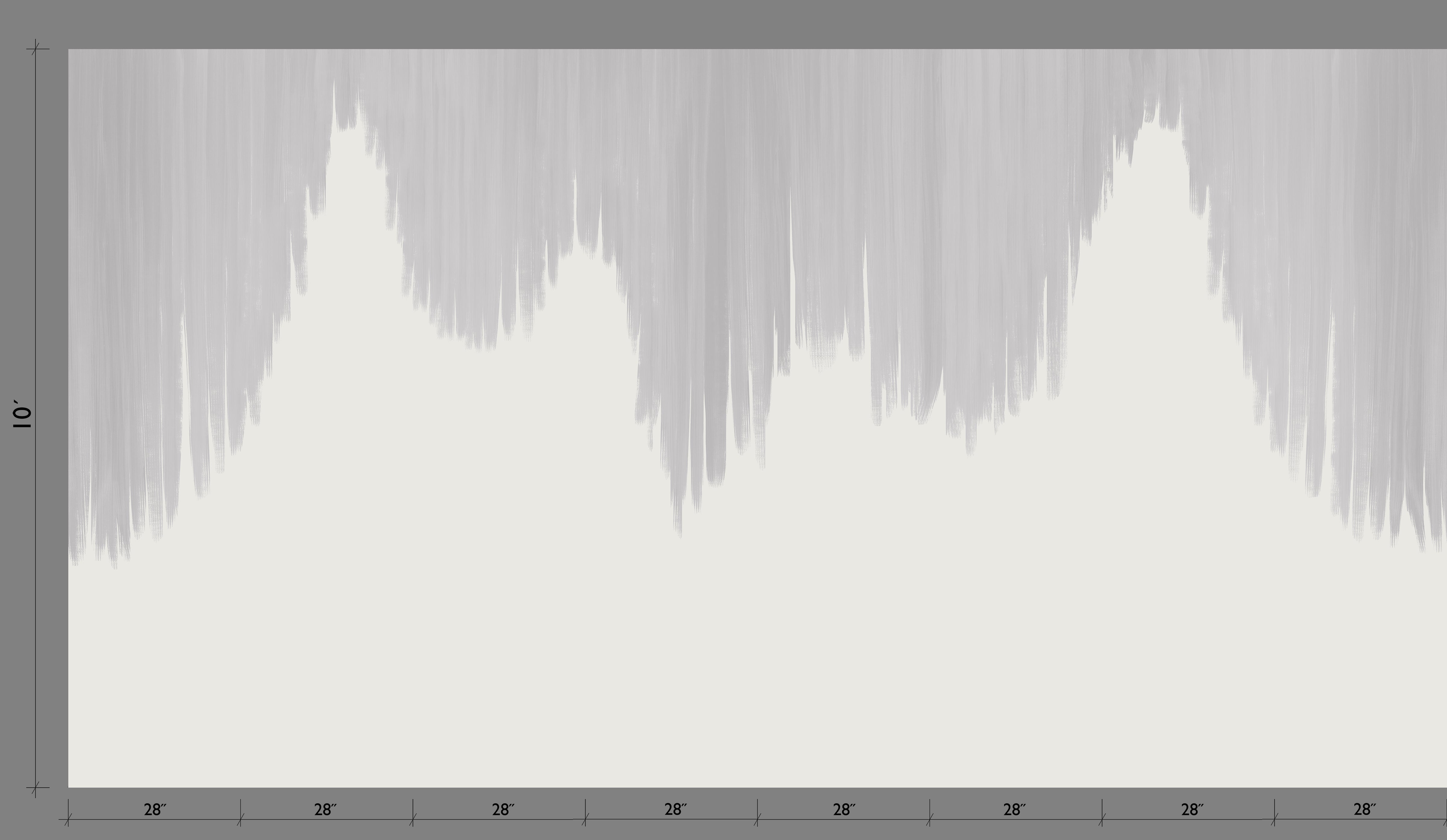 Wavelength© Mural Wallpaper in Acid Wash