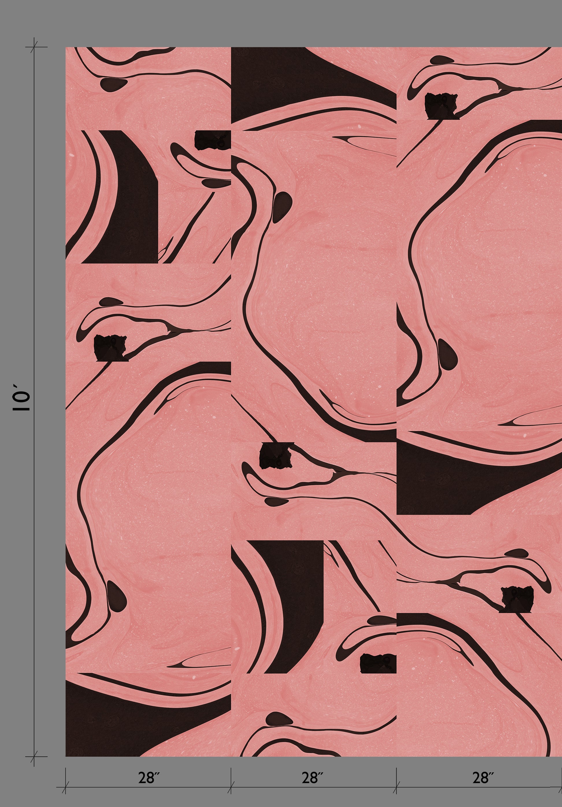 Magma© Wallpaper in Guava