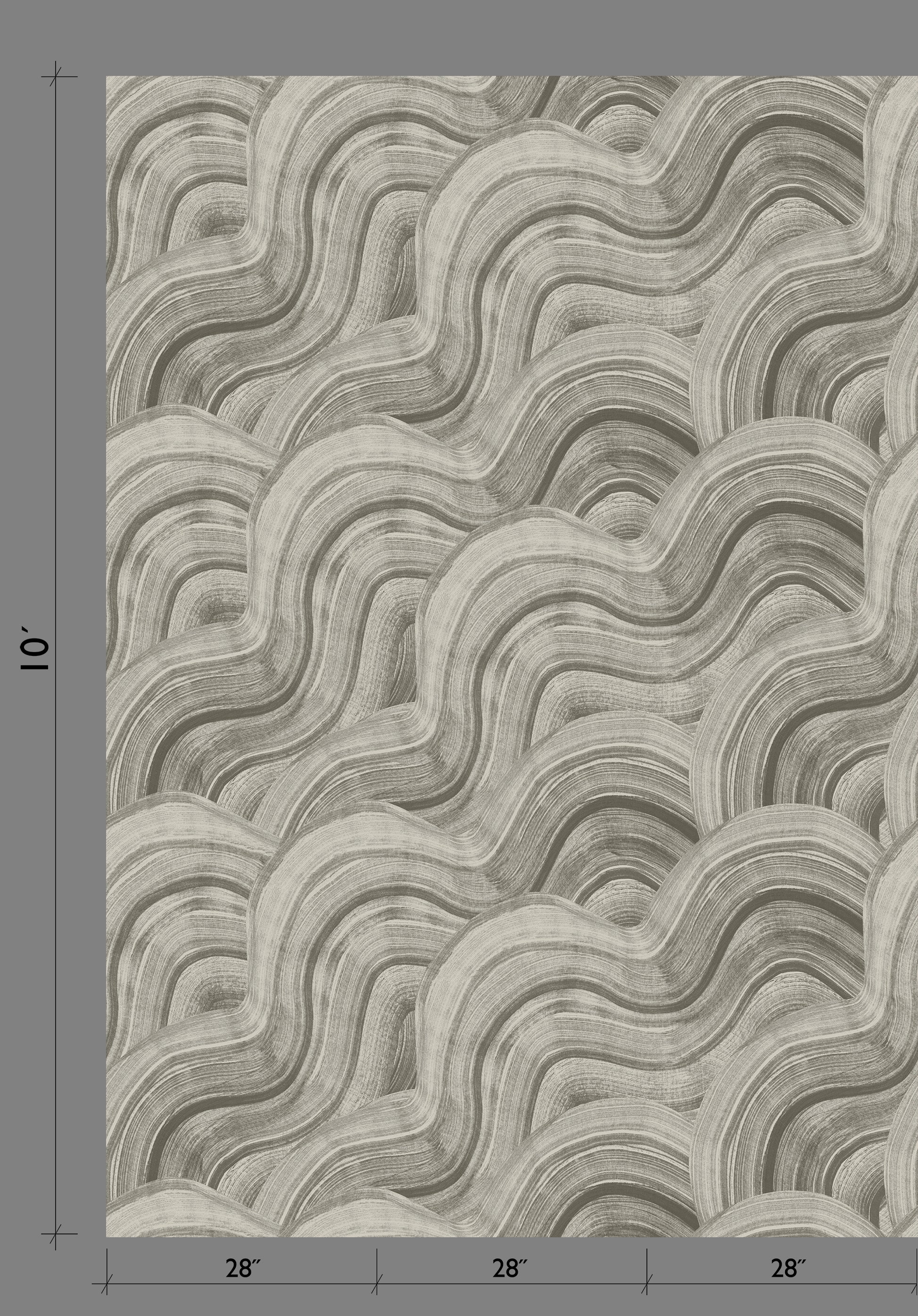 Sediment #2© Wallpaper in Gris