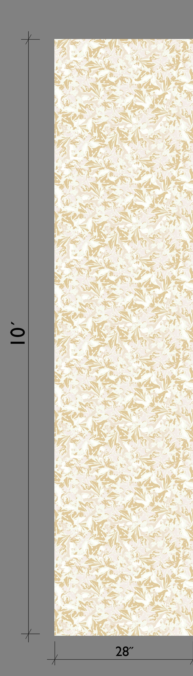 Iris© Wallpaper in Cremé