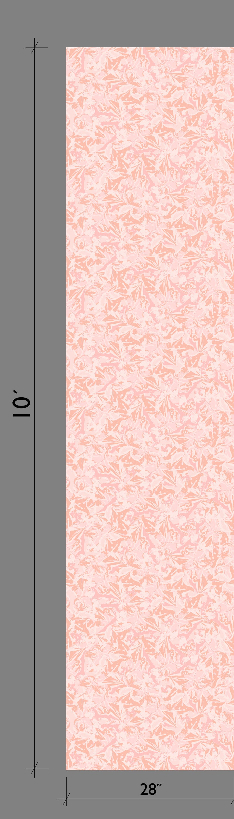 Iris© Wallpaper in Desert Rose