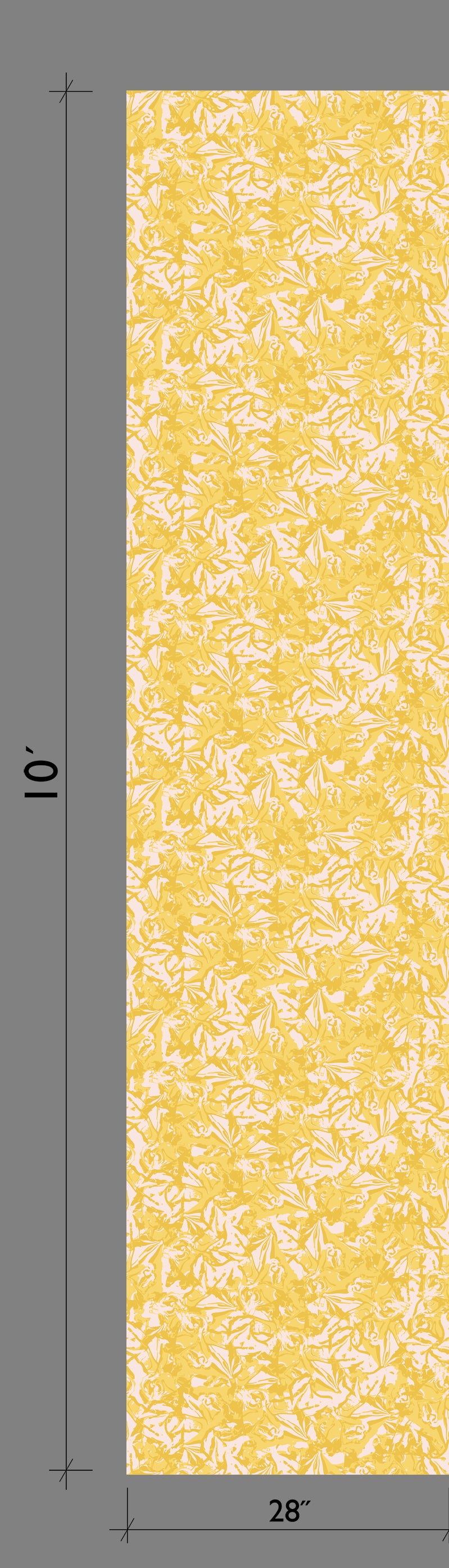 Iris© Wallpaper in Marigold