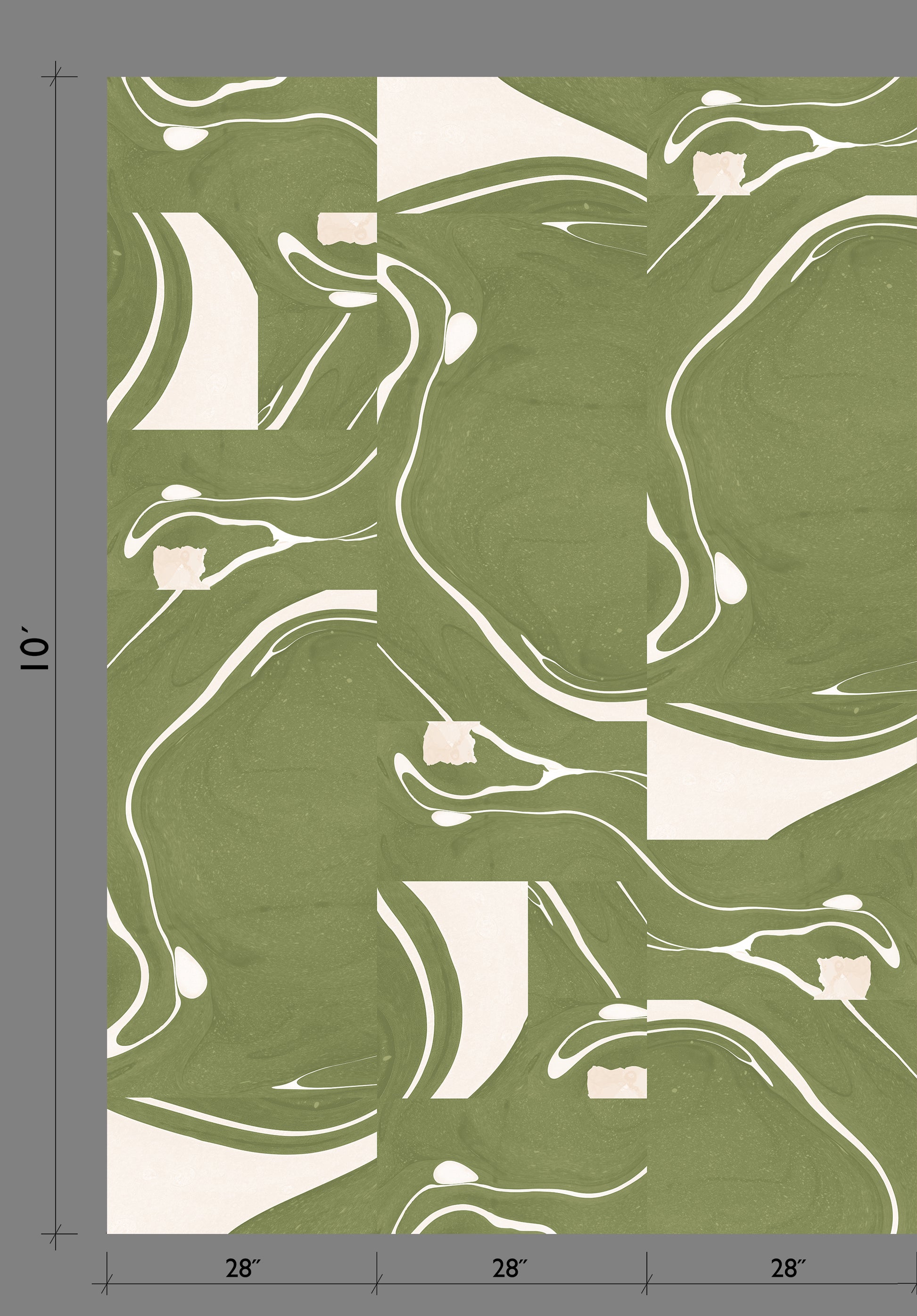 Magma© Wallpaper in Lagoon