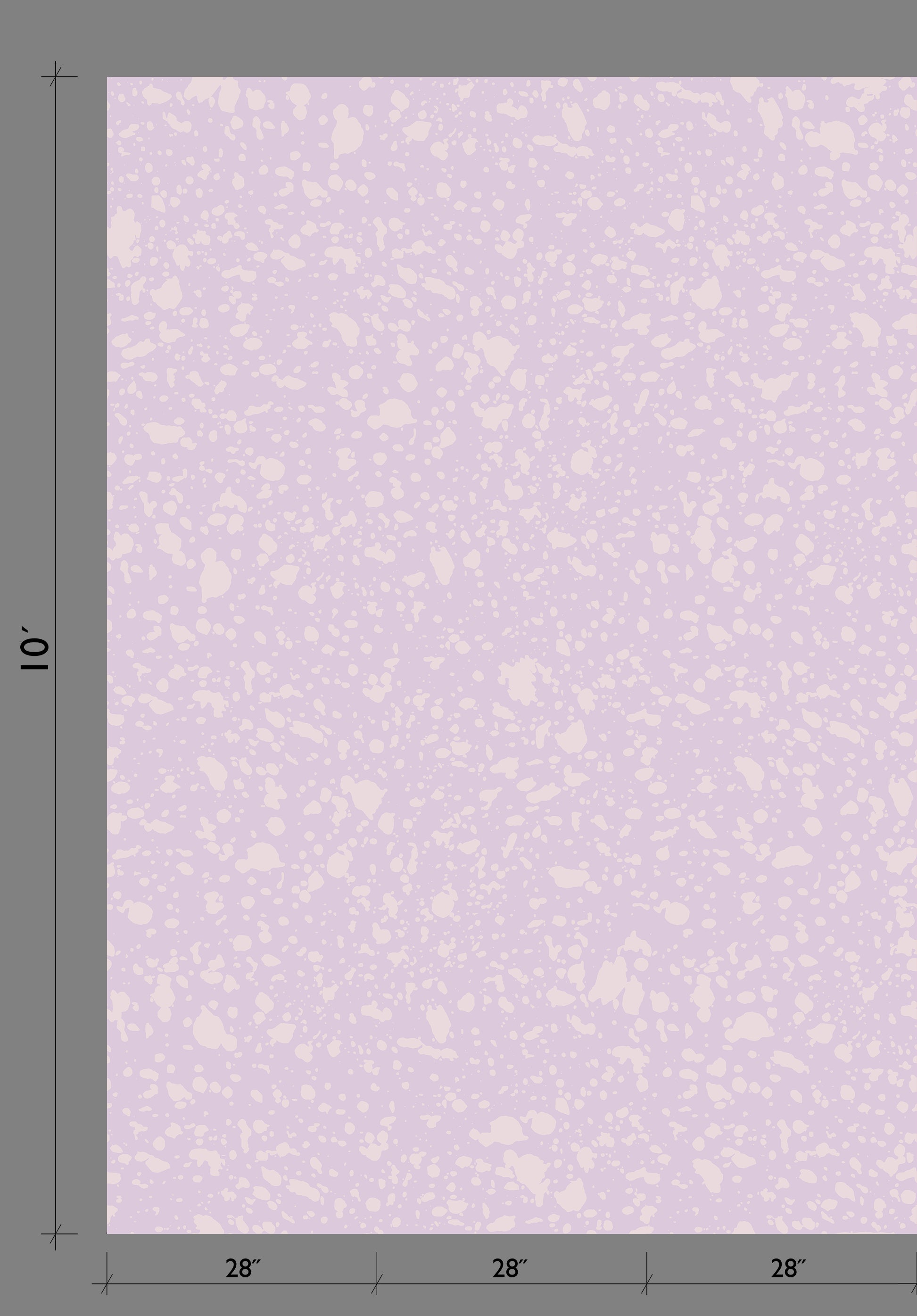 Appaloosa© Mural Wallpaper in Lilac