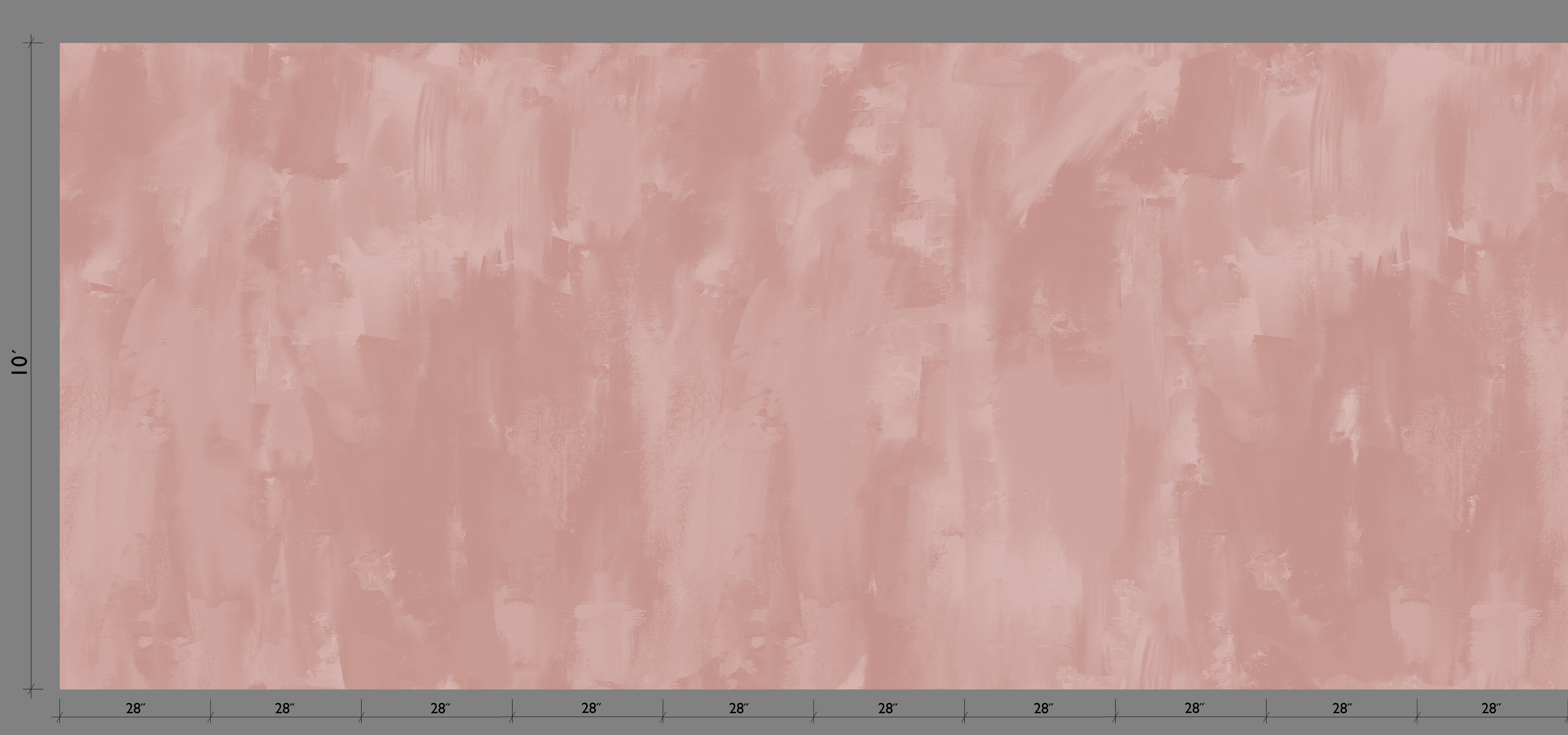 Rock Steady© Mural Wallpaper in Mauve