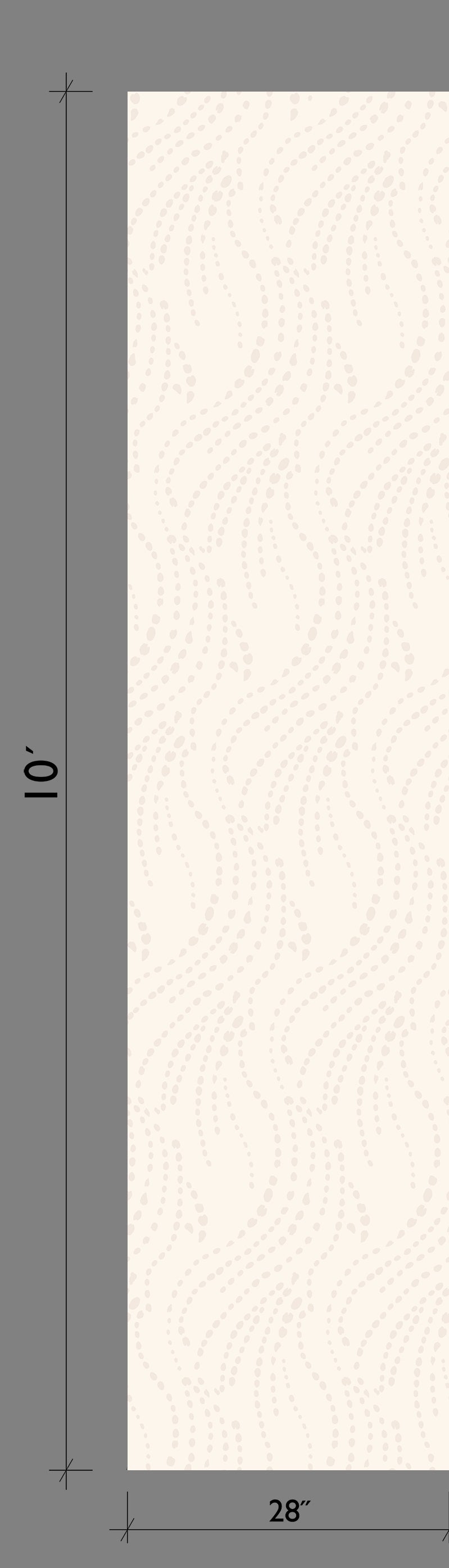 Branding Iron© Wallpaper in Milk