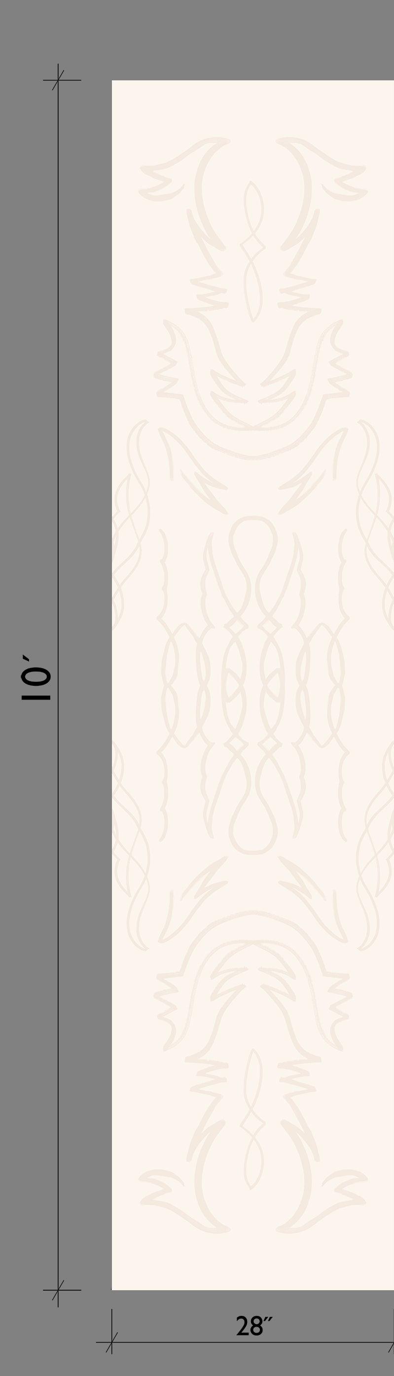 Side Saddle© Wallpaper in Milk