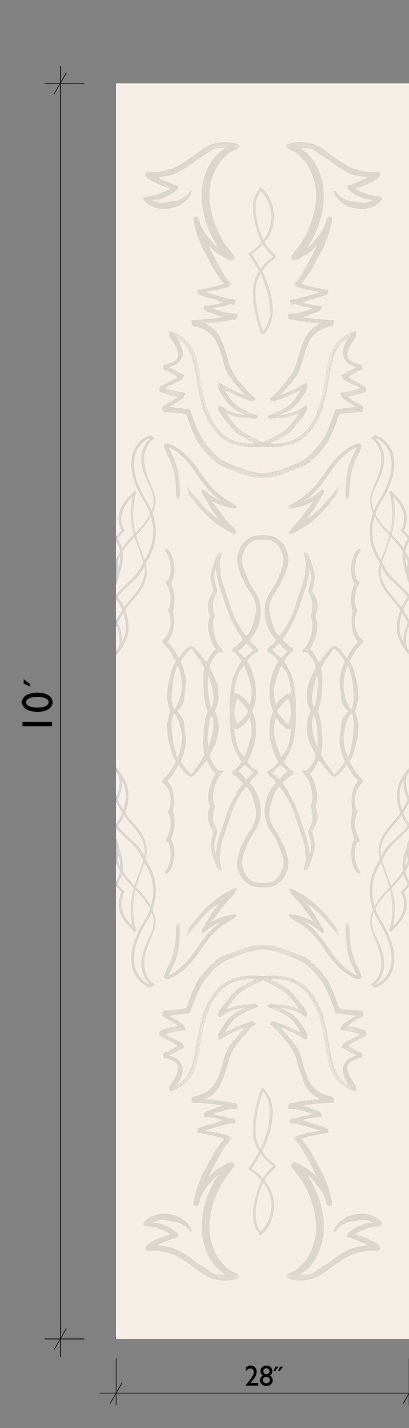 Side Saddle© Wallpaper in Mineral