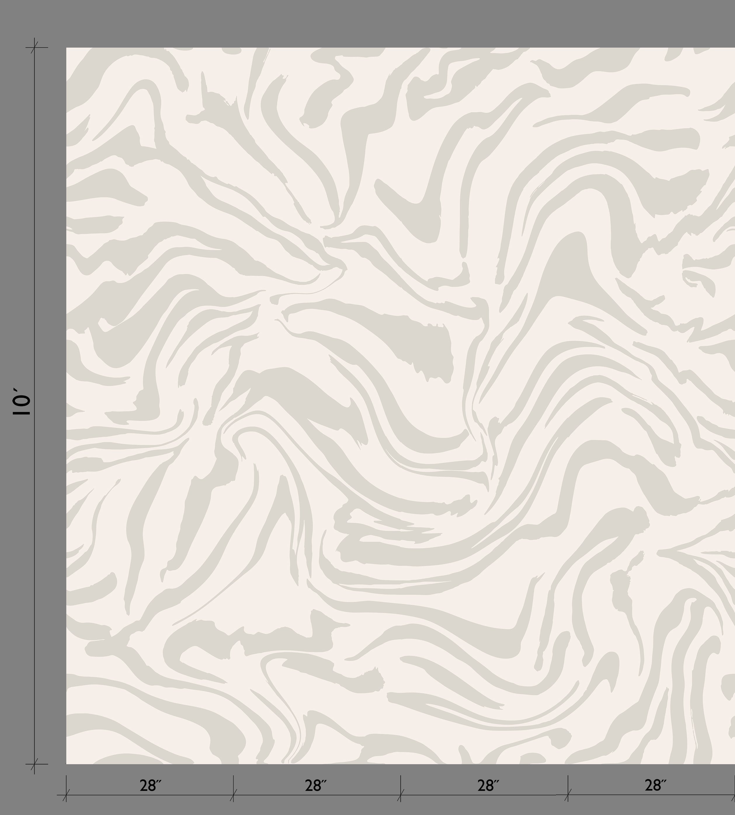 Primal© Mural Wallpaper in Mineral