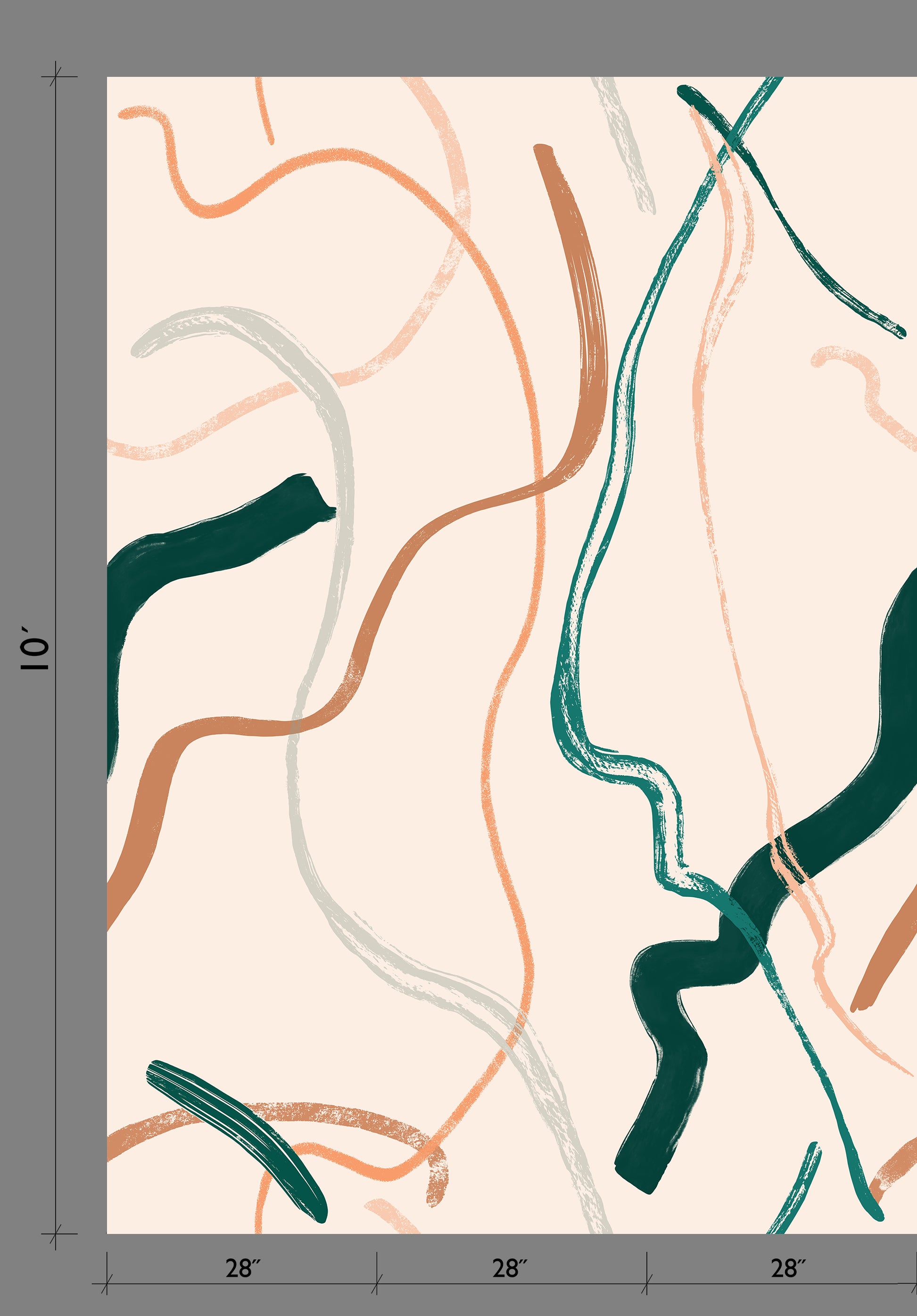 Terrain© Mural Wallpaper in Nile