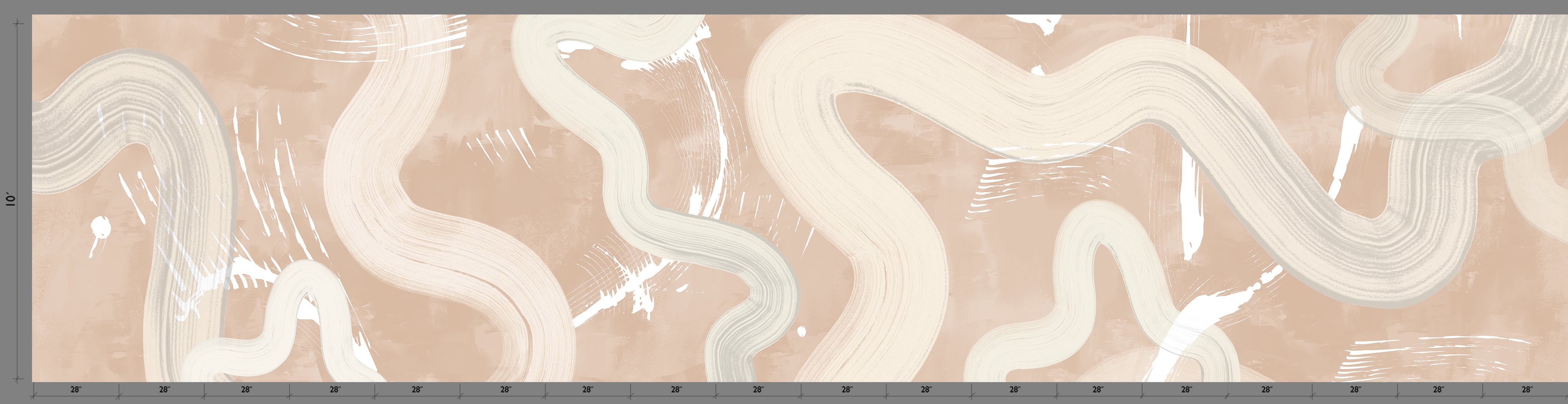 Untamed© Mural Wallpaper in Nude