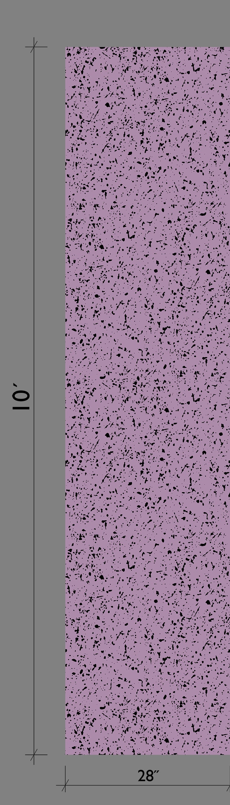 Memphis© Wallpaper in Purple Rain + Black