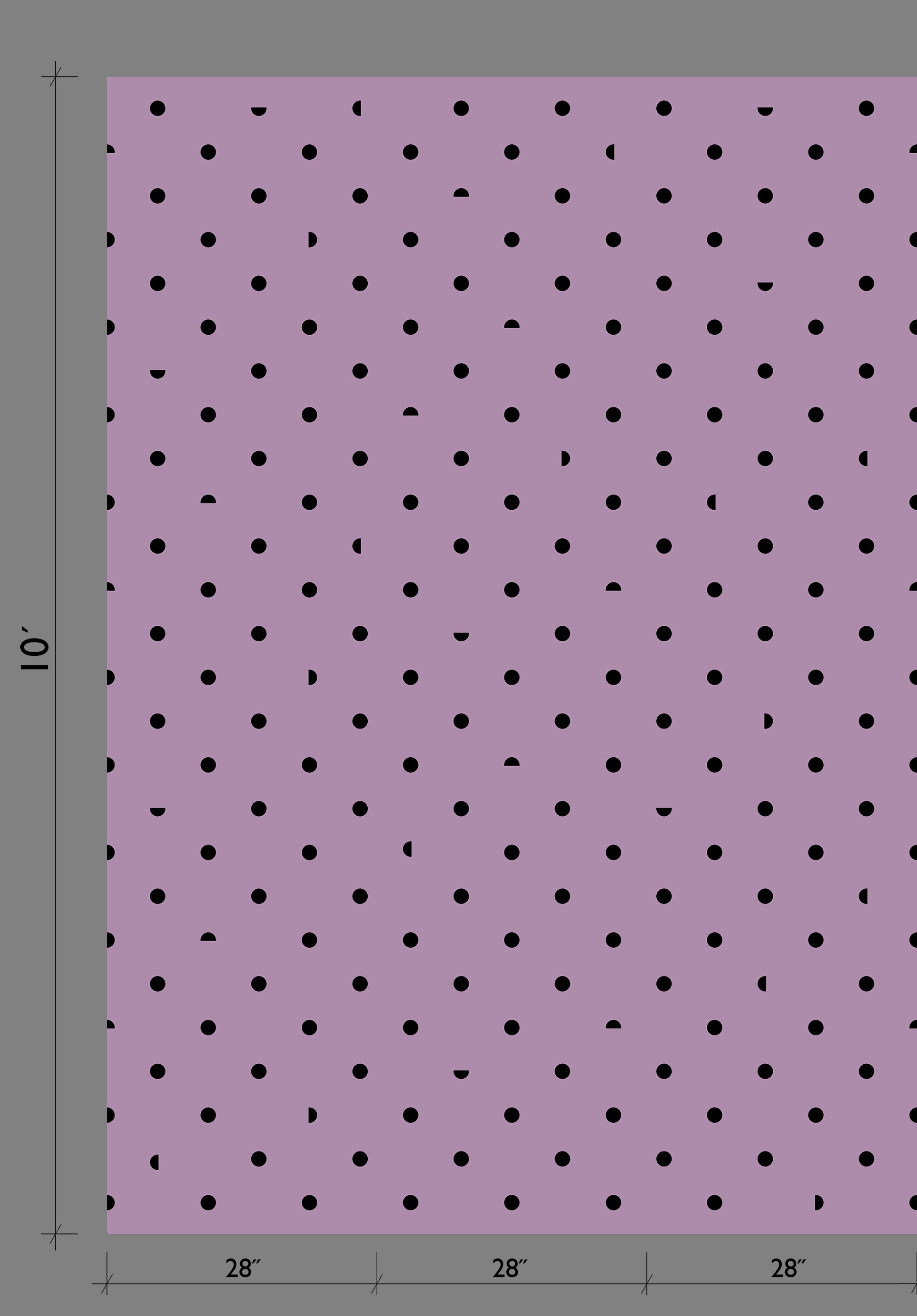 Pretty Woman© Wallpaper in Purple Rain + Black