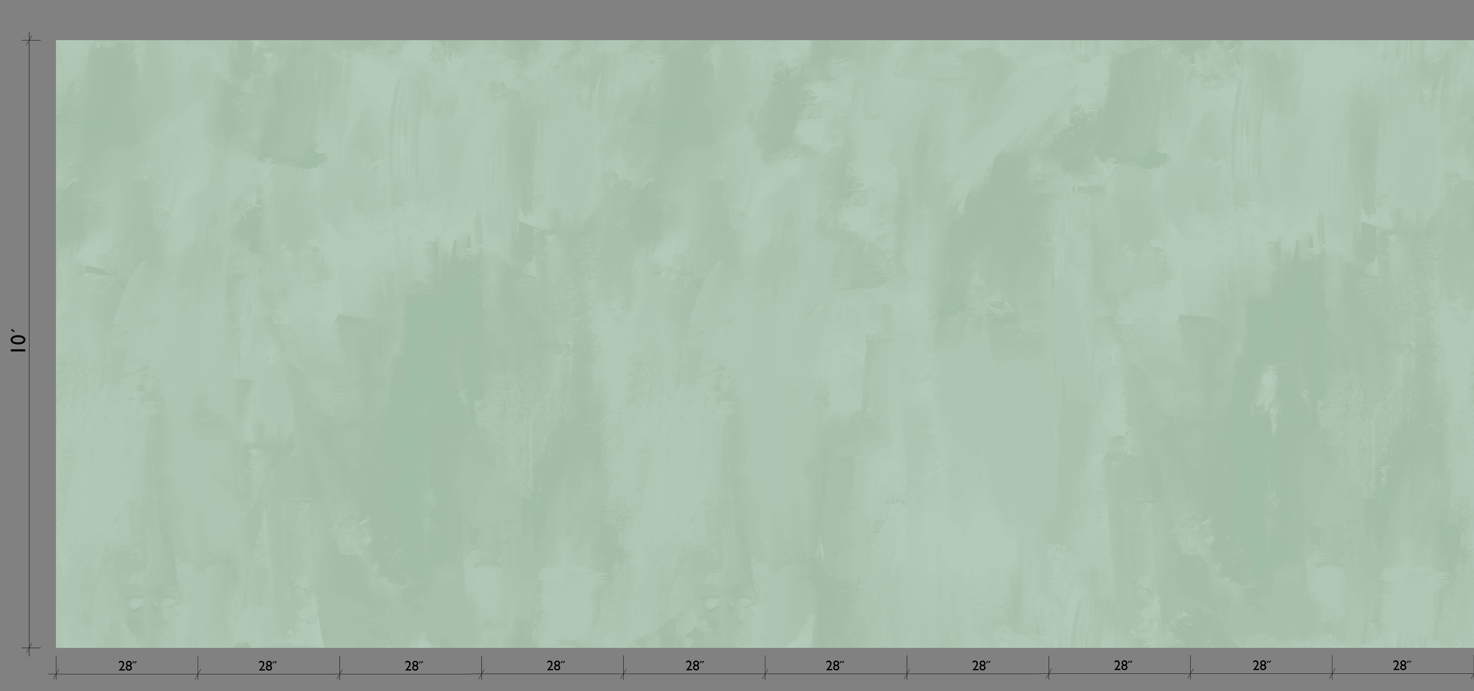 Rock Steady© Mural Wallpaper in Jade