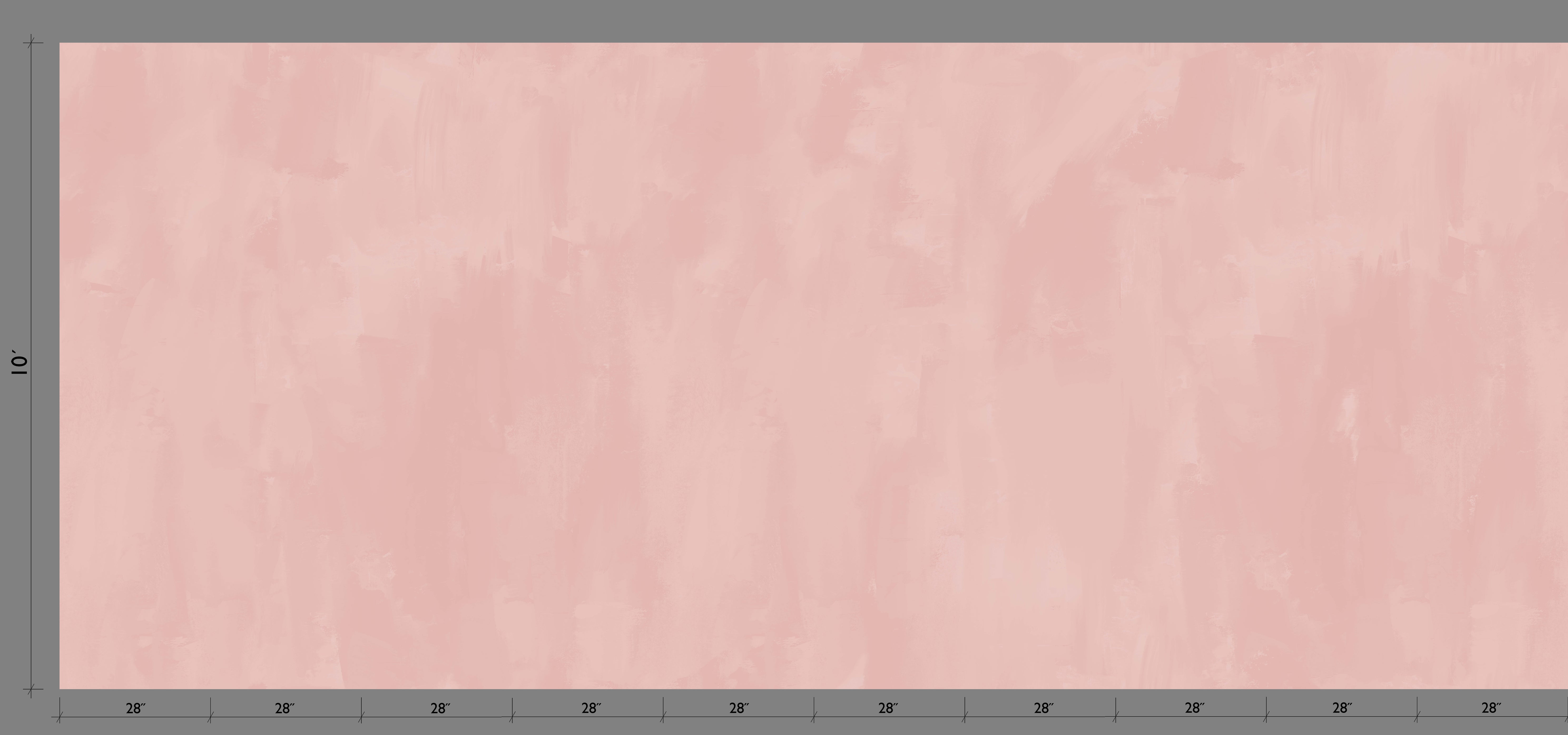 Rock Steady© Mural Wallpaper in Rose