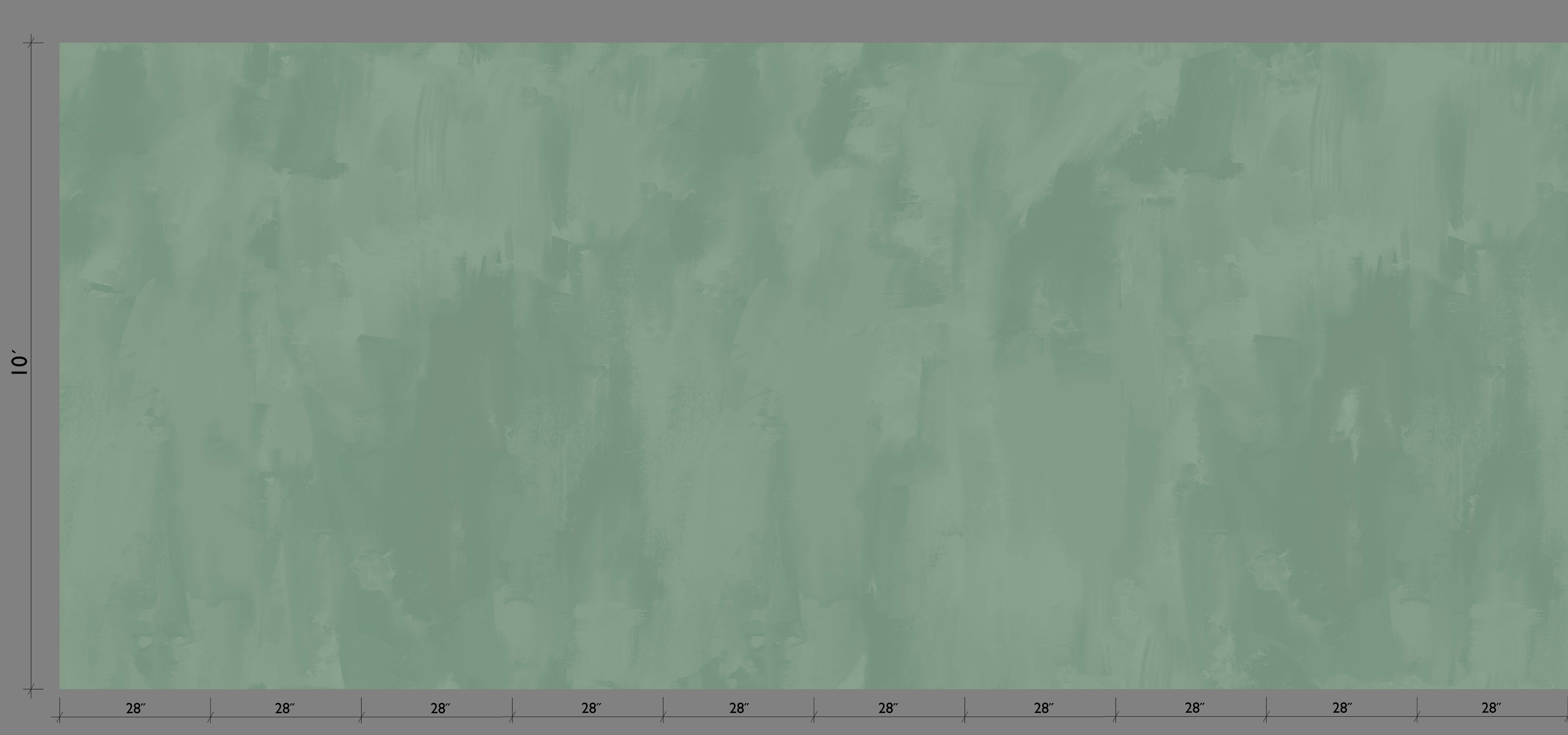 Rock Steady© Mural Wallpaper in Verde