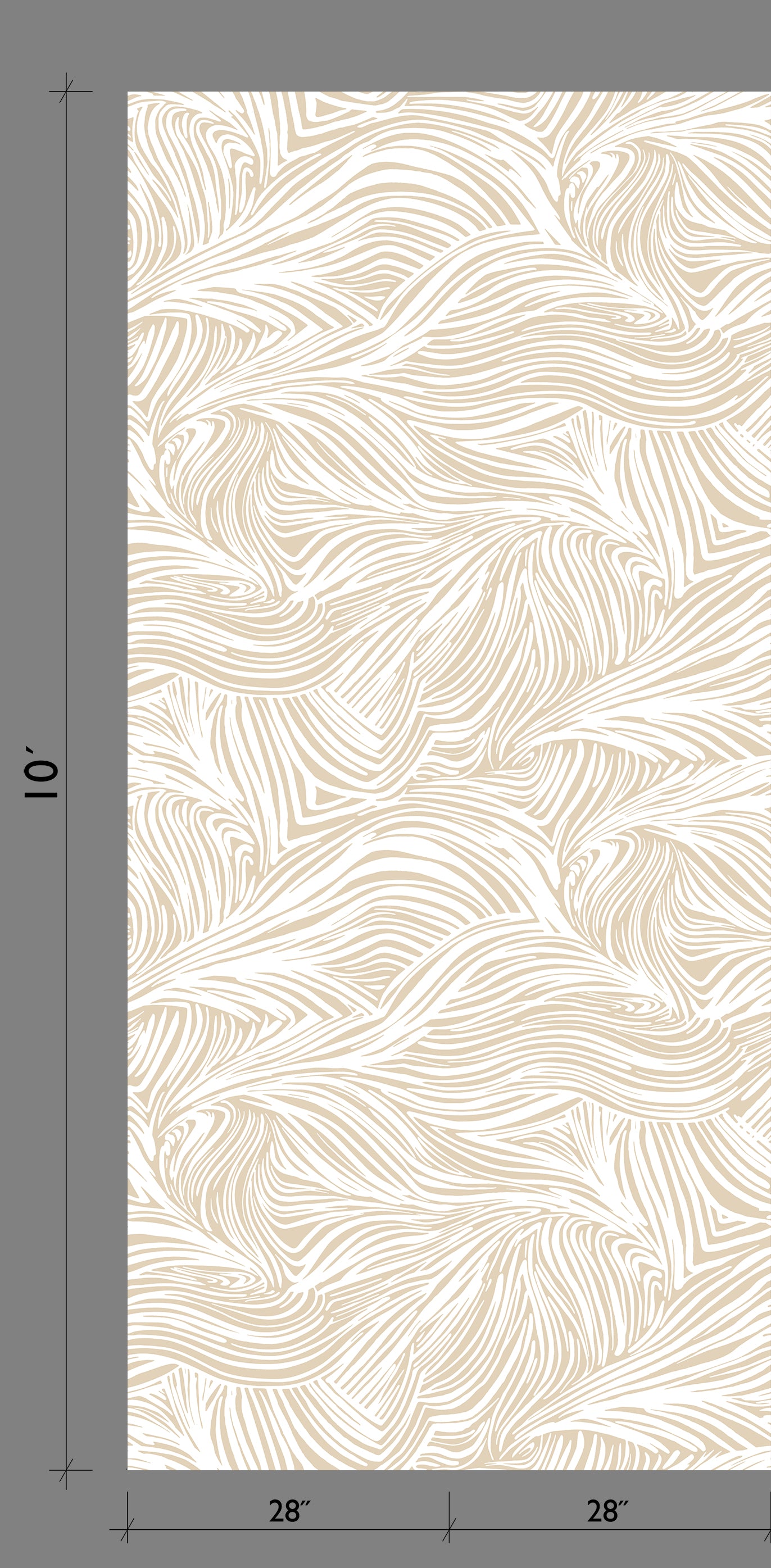 Hay Bale© Wallpaper in Sand