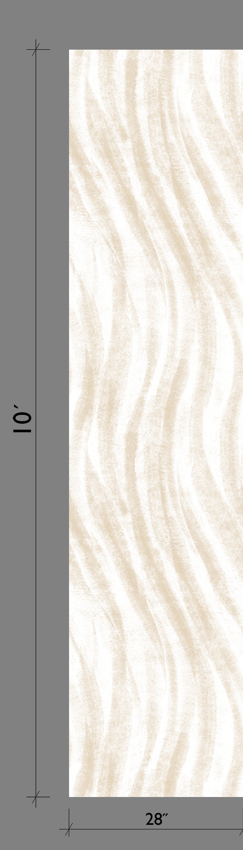 Western Trail© Wallpaper in Sand