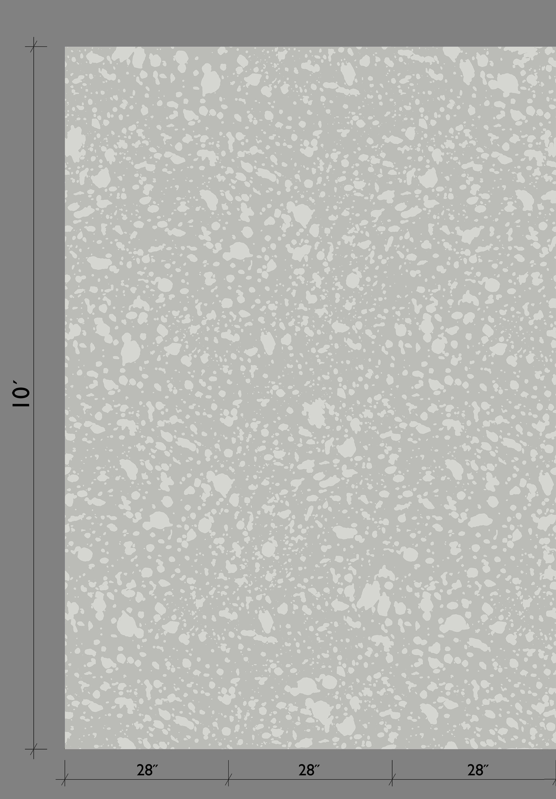 Appaloosa© Mural Wallpaper in Sky Grey