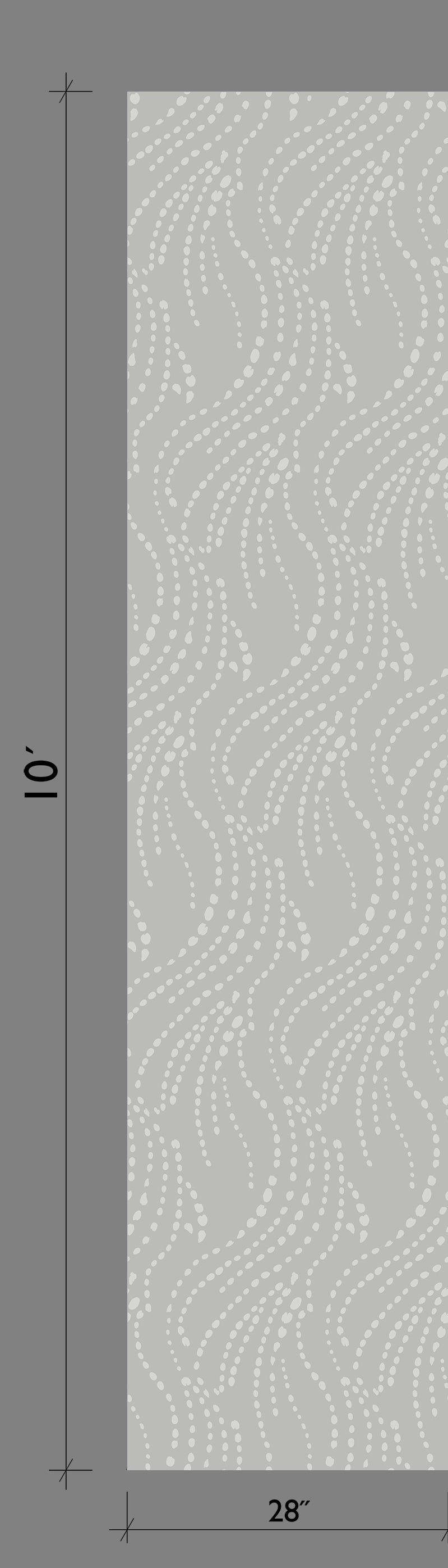 Branding Iron© Wallpaper in Sky Grey