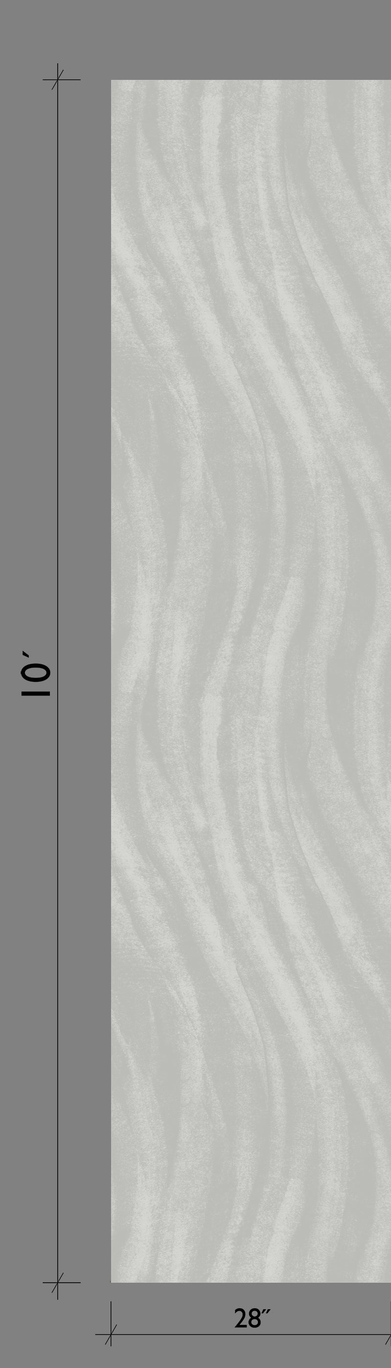 Western Trail© Wallpaper in Sky Grey