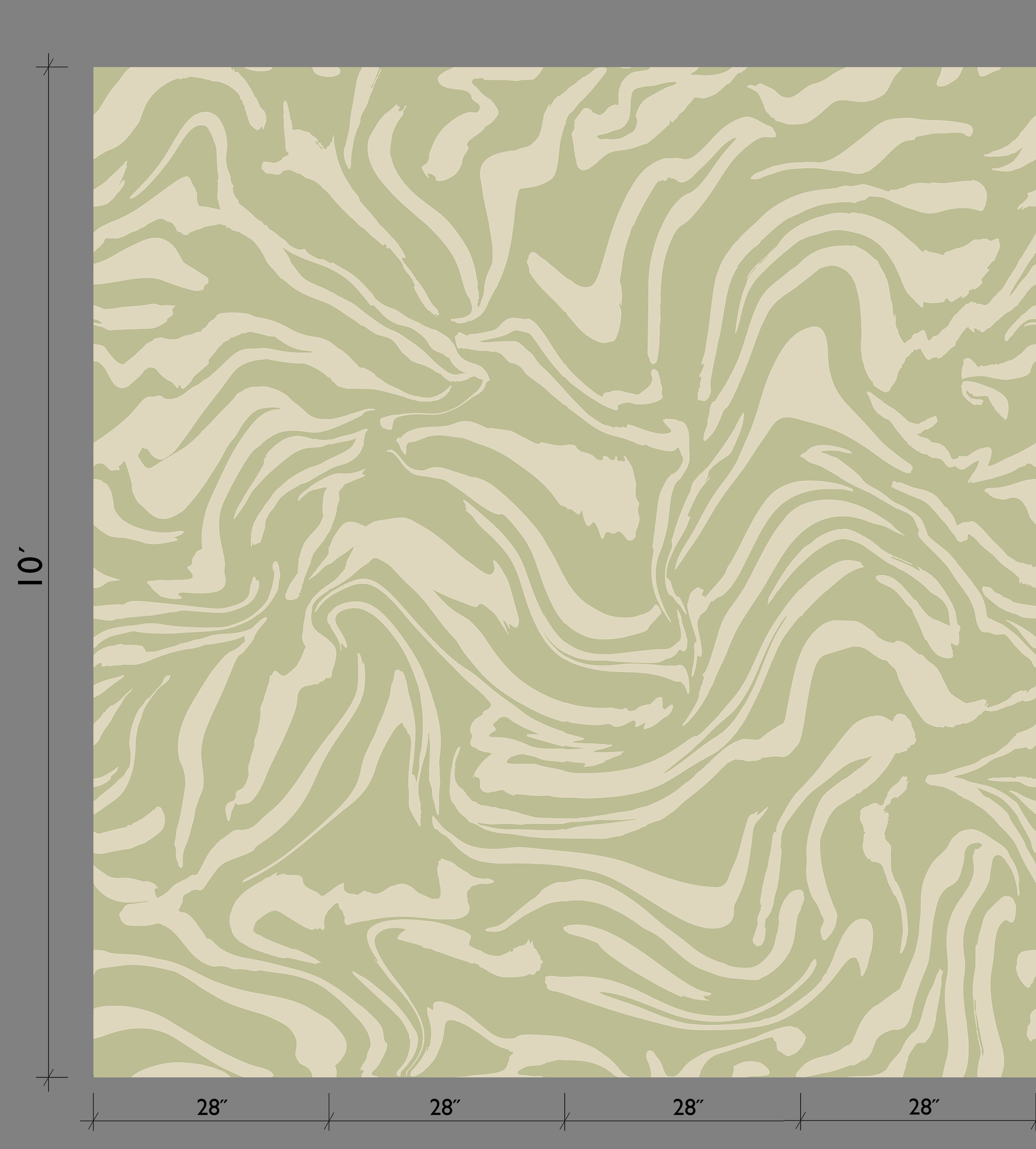 Primal© Mural Wallpaper in Stonecrop