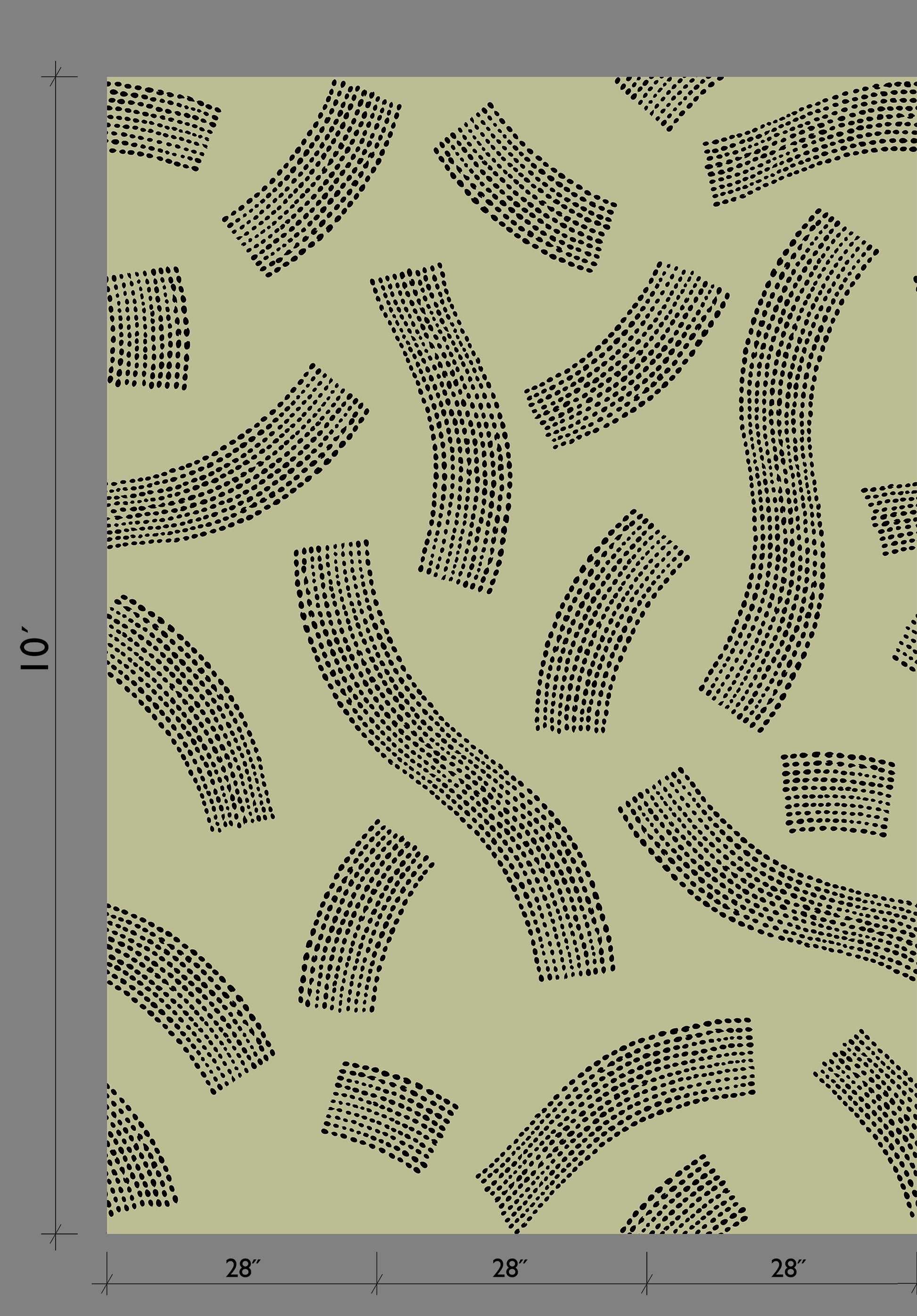 Saguaro© Wallpaper in Stonecrop+Black