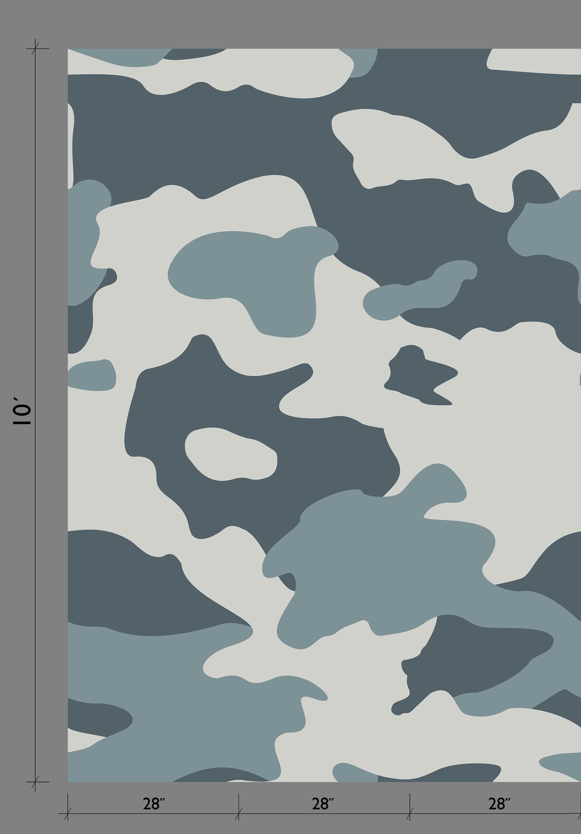 Camo© Wallpaper in Stone