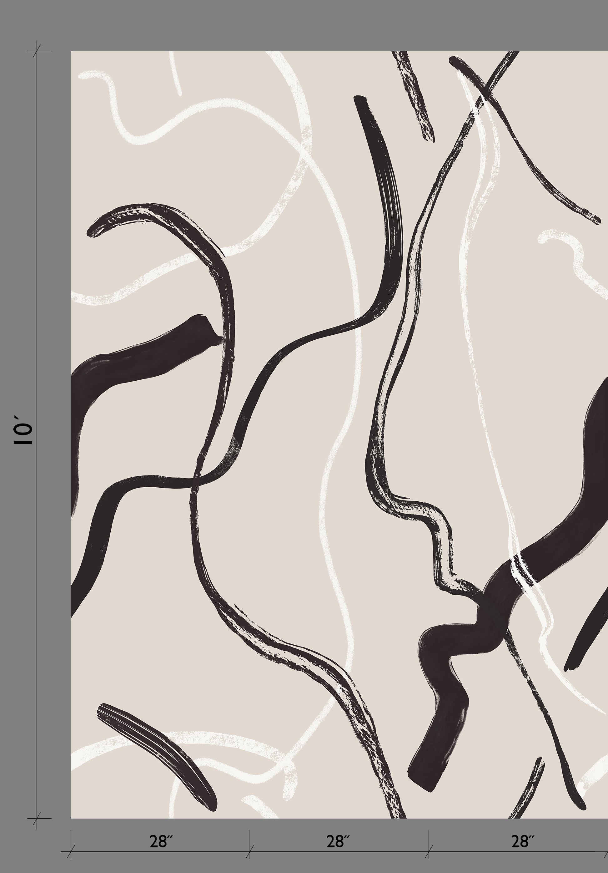 Terrain© Mural Wallpaper in Stone