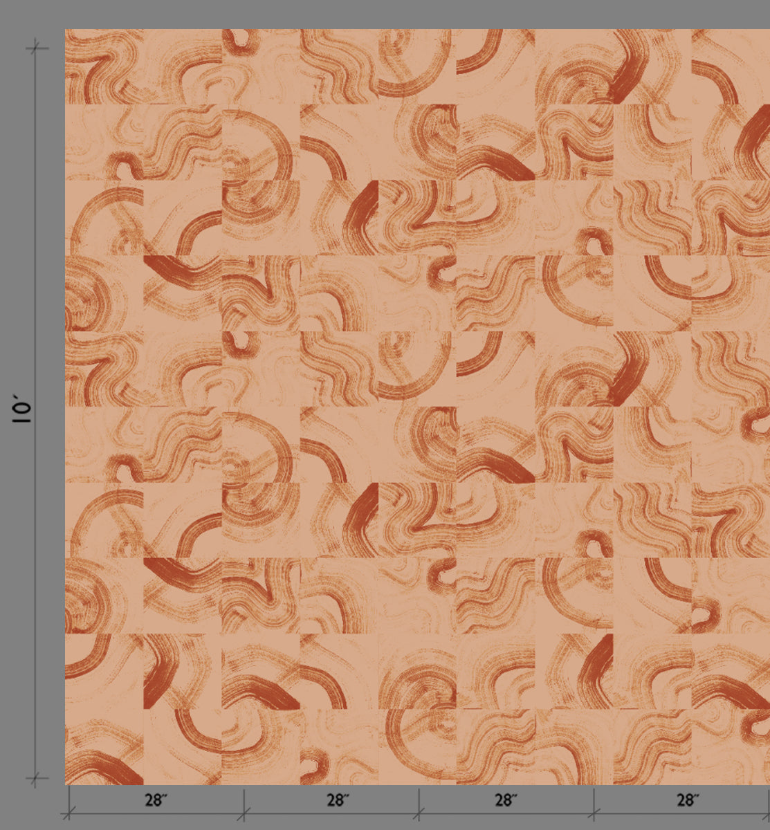 Sediment #3© Wallpaper in Clay