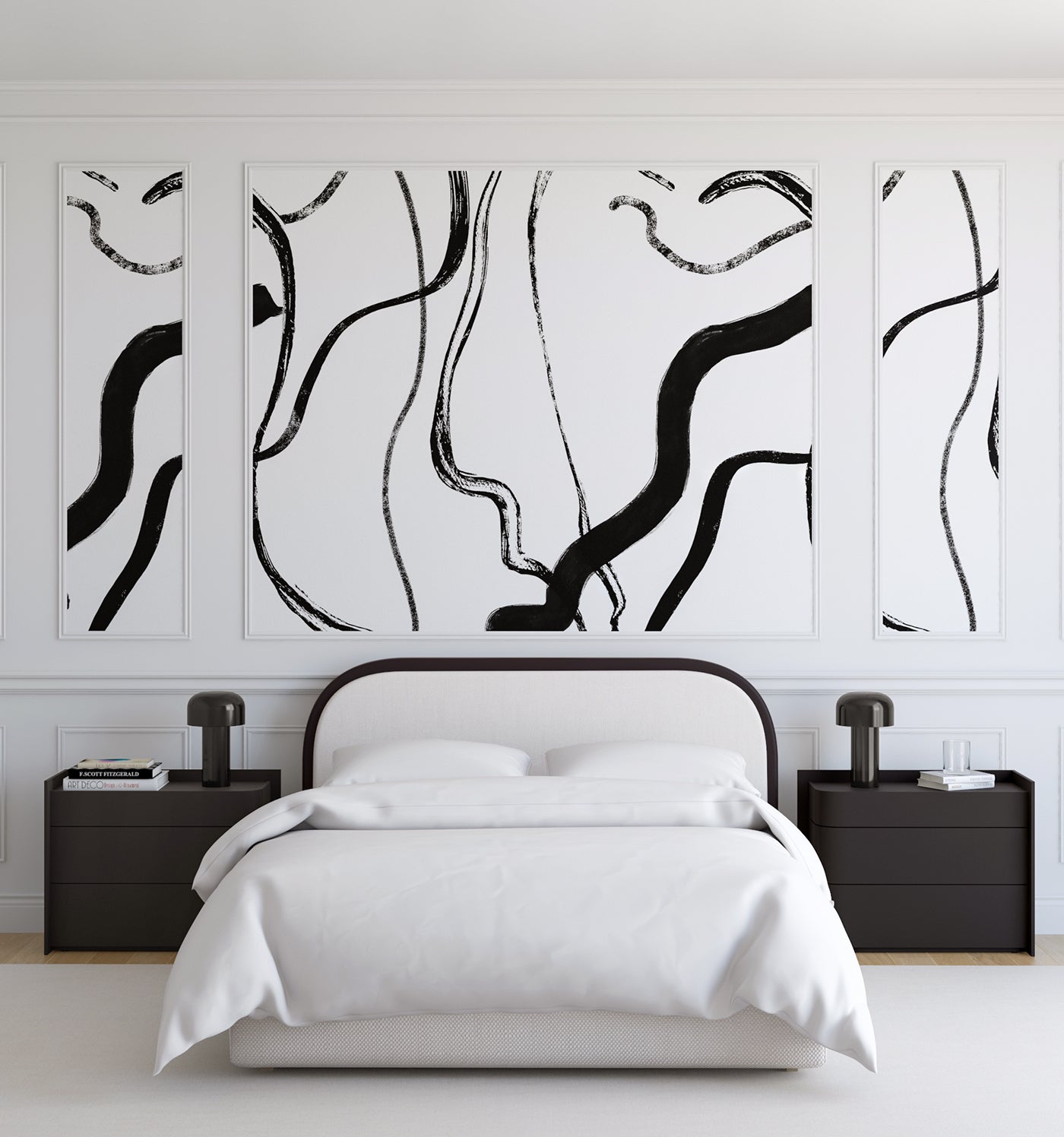 Terrain© Mural Wallpaper in Black + White