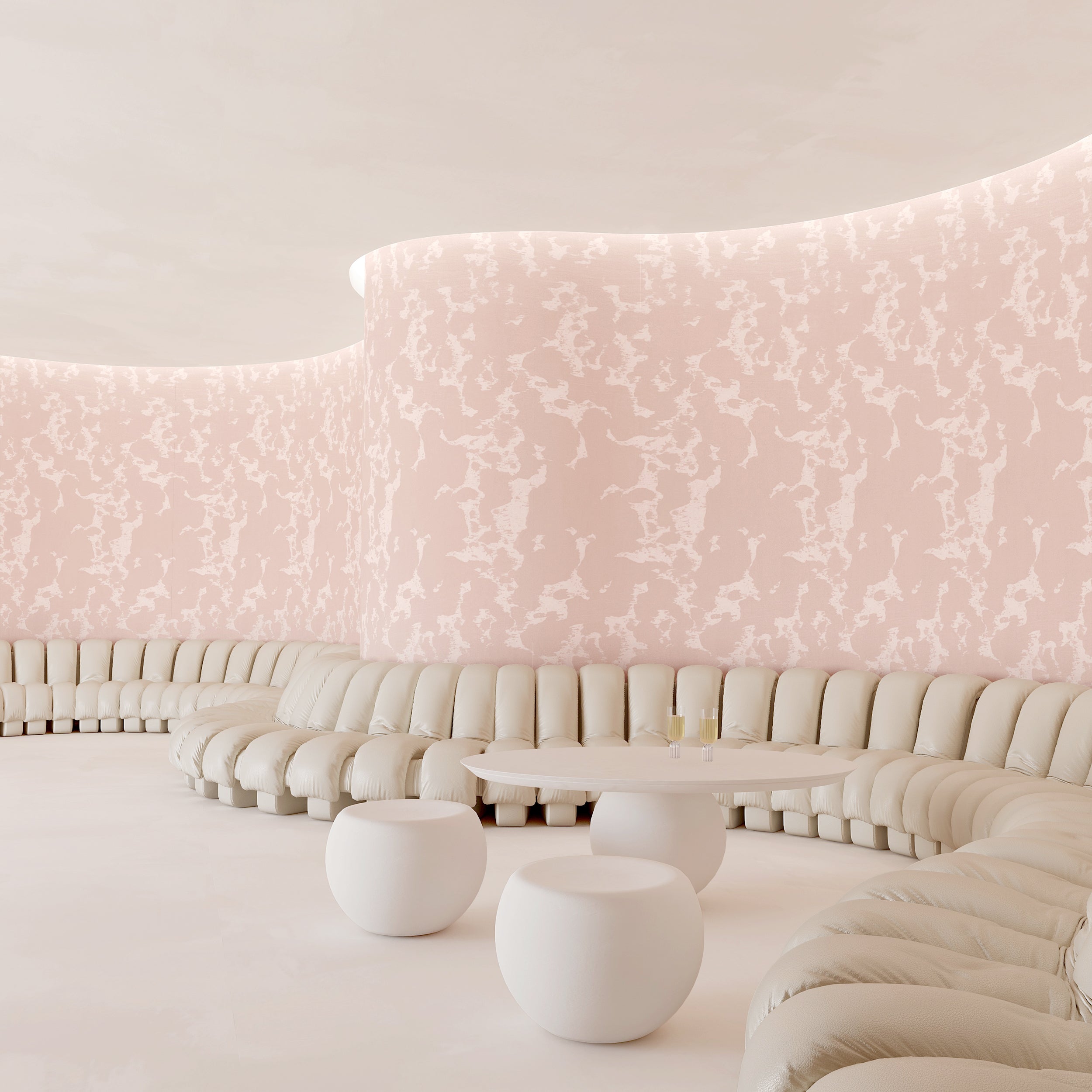 Tumbleweed© Wallpaper in Pale Pink