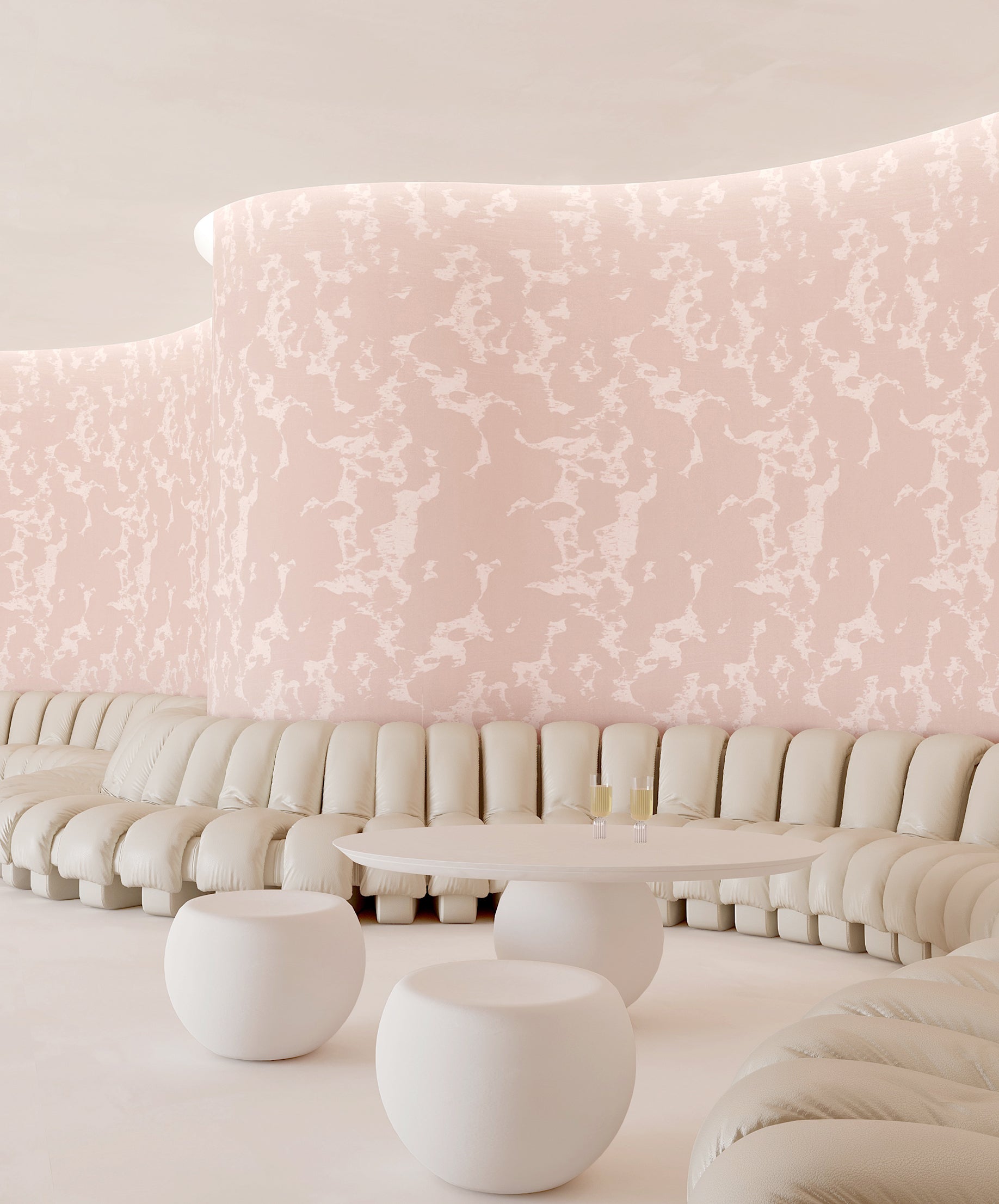 Tumbleweed© Wallpaper in Pale Pink