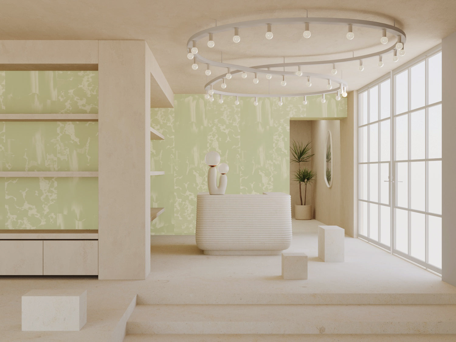 Tumbleweed© Wallpaper in Stonecrop