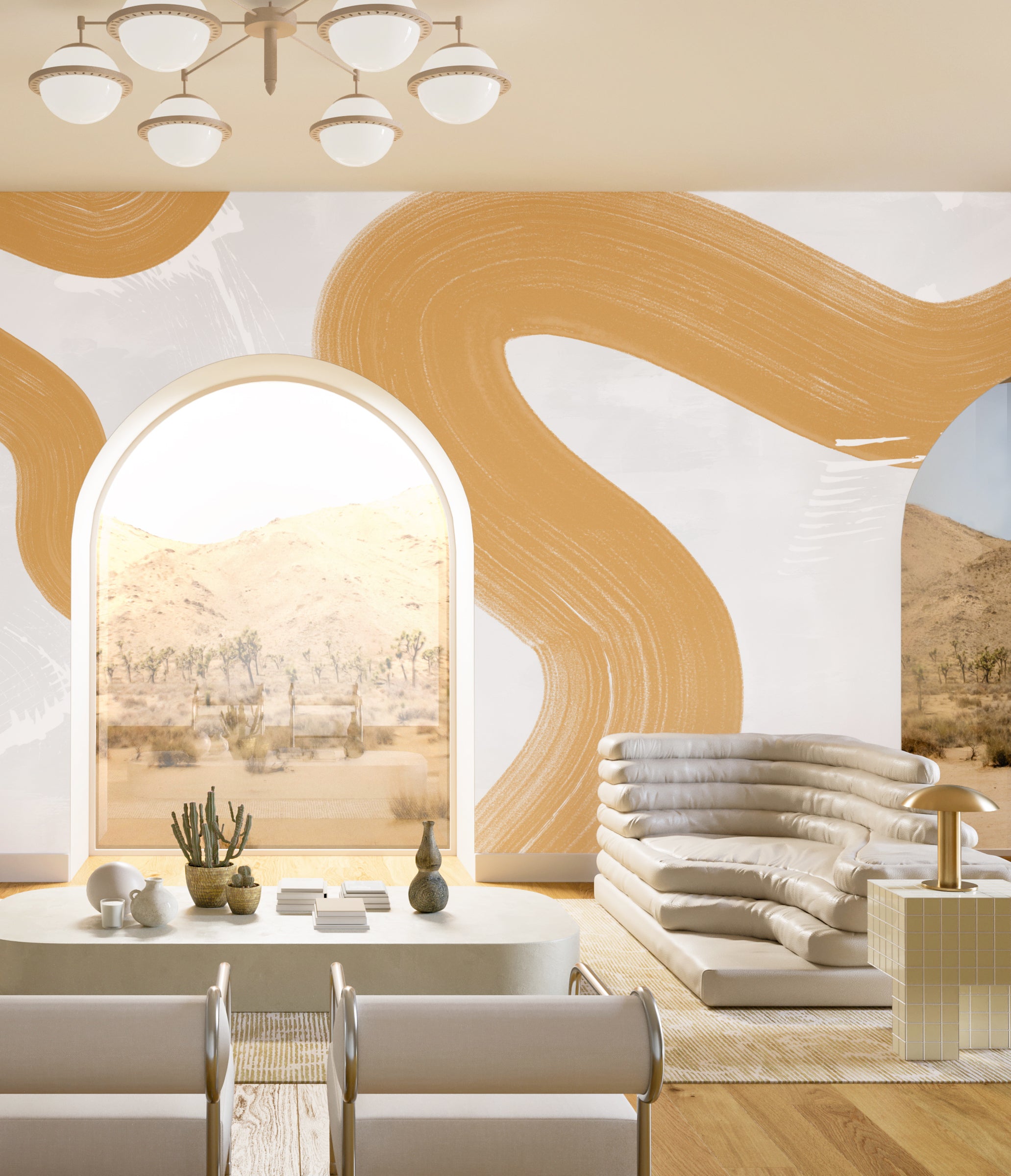 Untamed© Mural Wallpaper in Husk