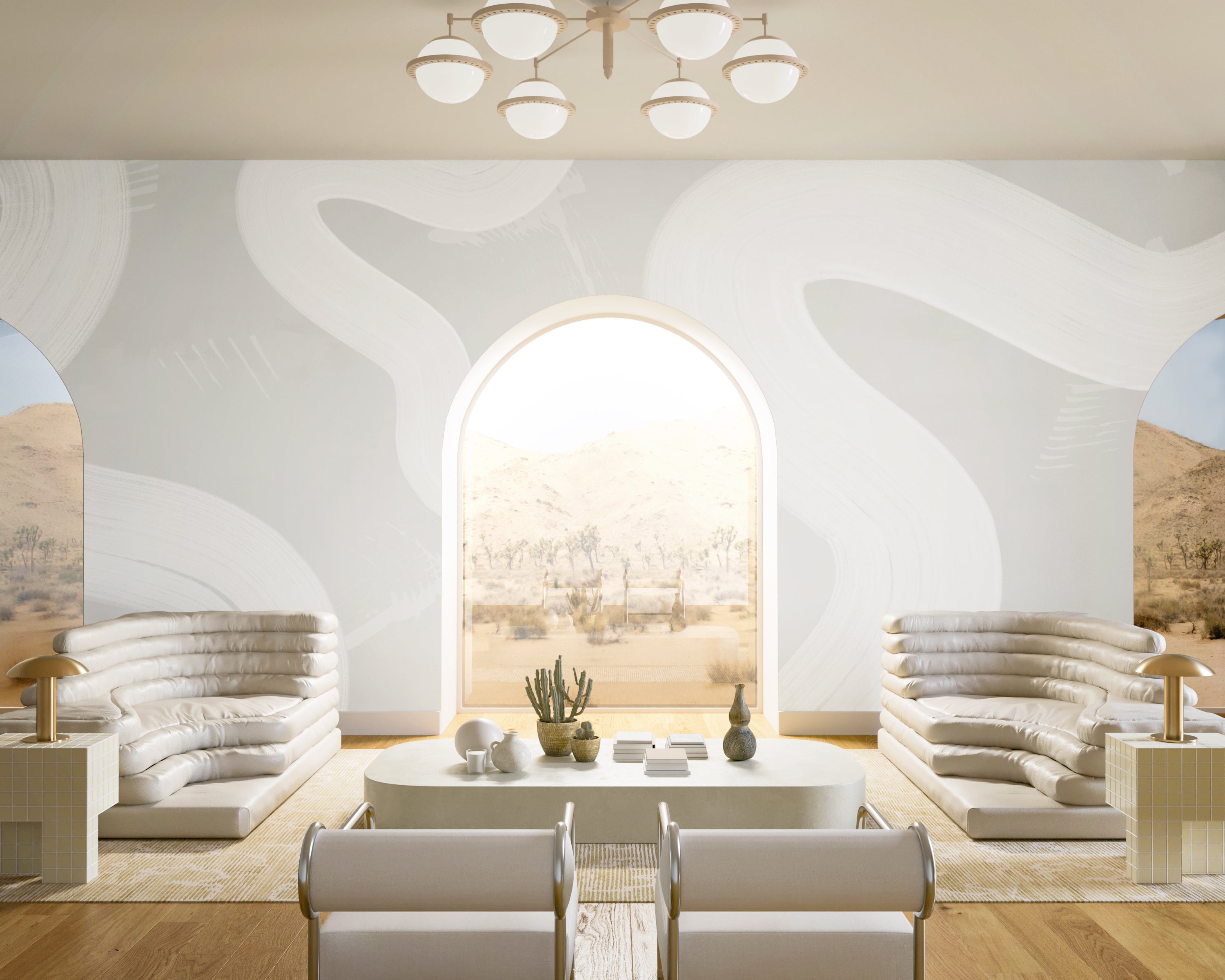 Untamed© Mural Wallpaper in Pewter