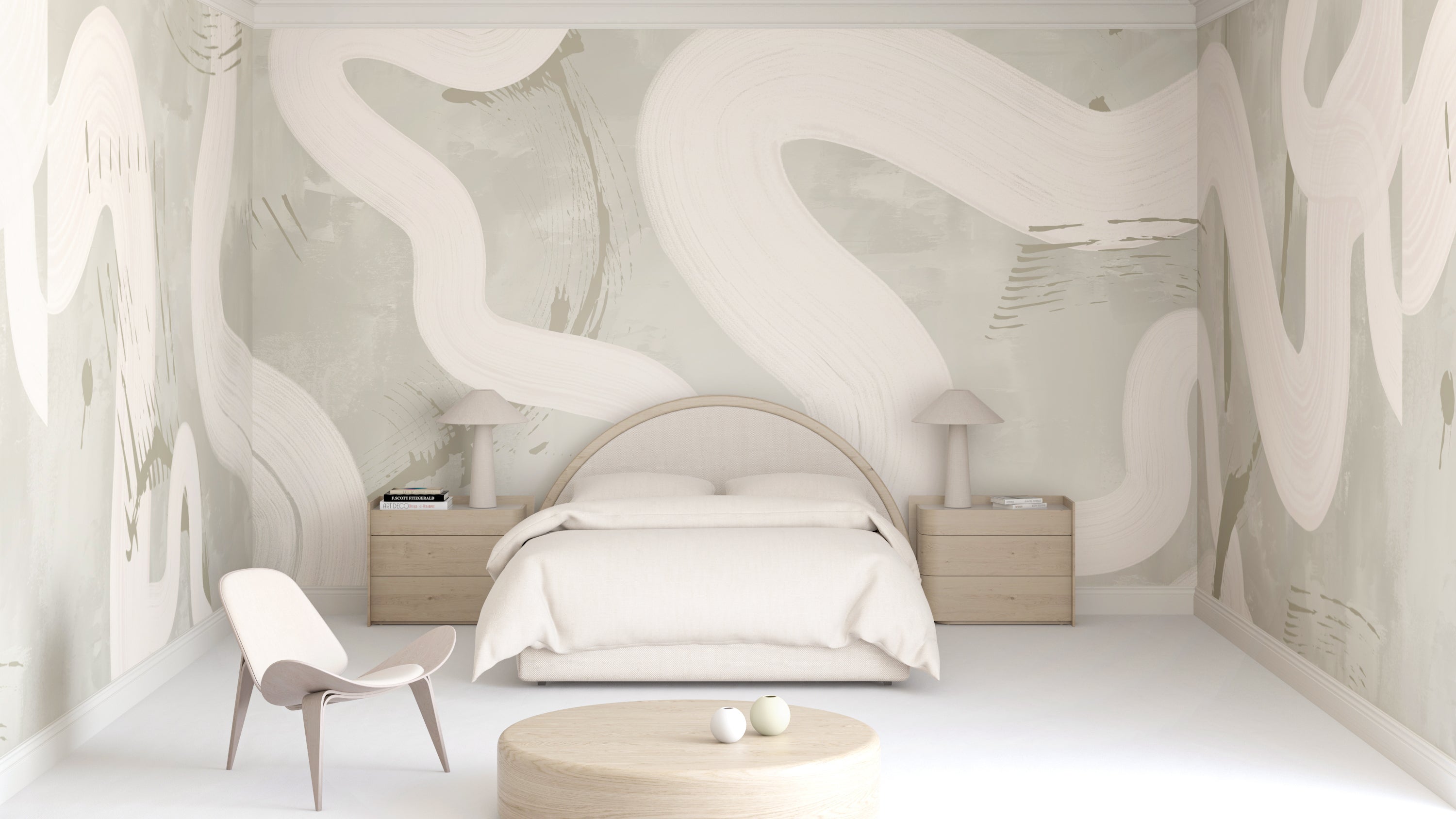 Untamed© Mural Wallpaper in Stonecrop