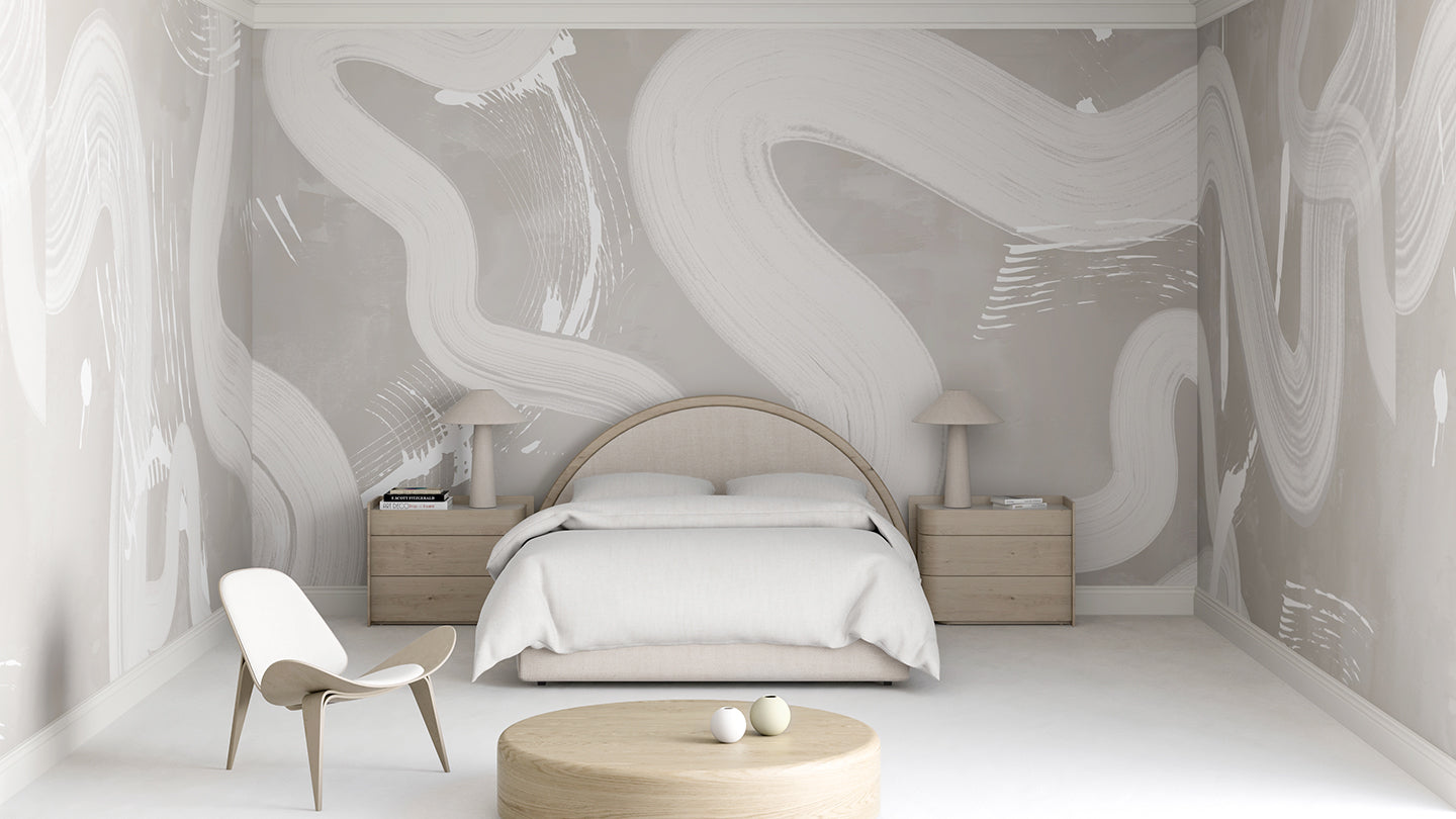 Untamed© Mural Wallpaper in Cement