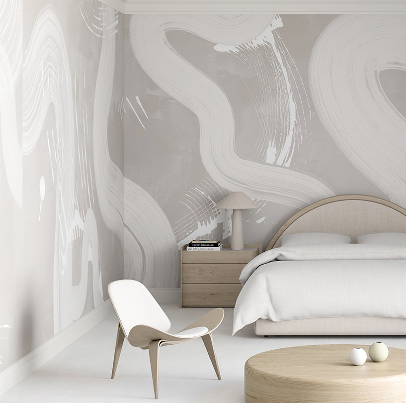 Untamed© Mural Wallpaper in Cement