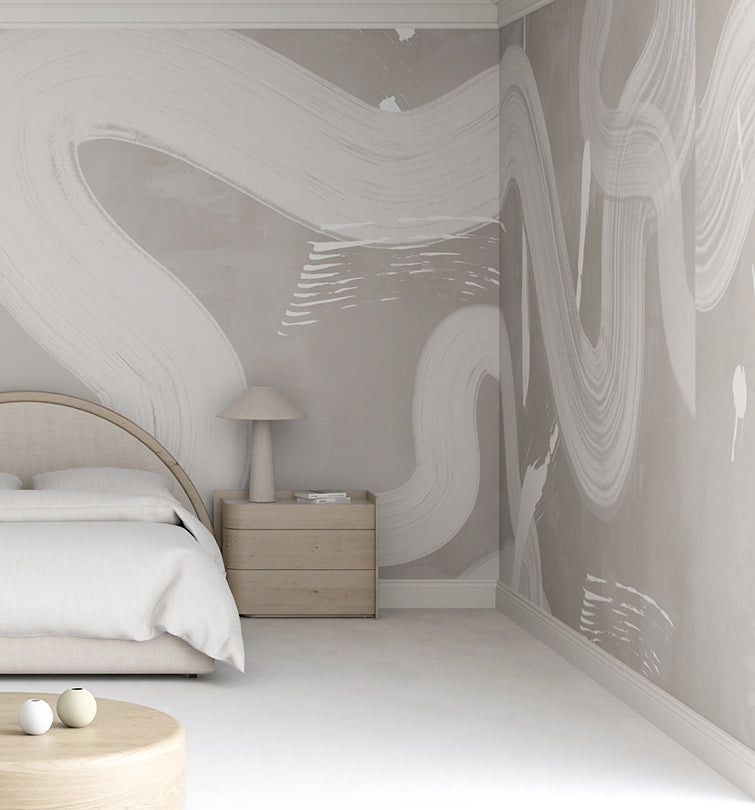 Untamed© Mural Wallpaper in Cement