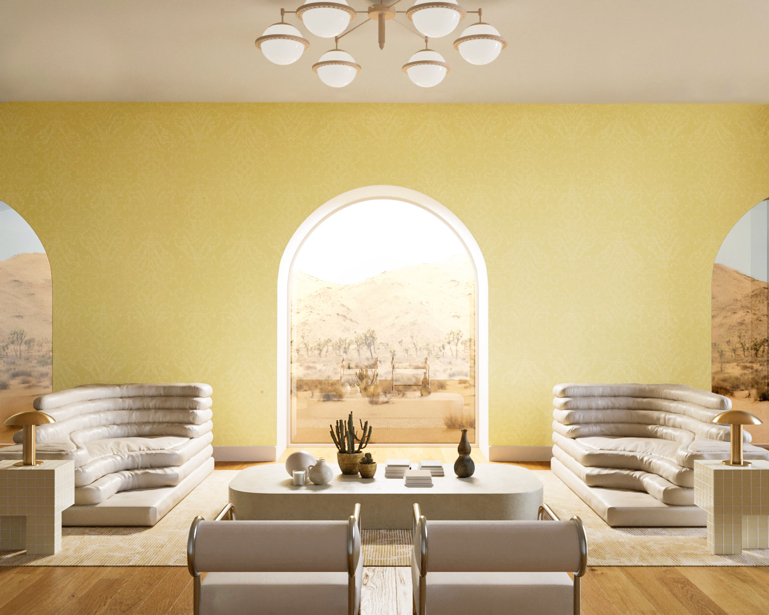 Western Damask© Wallpaper in Yellowstone