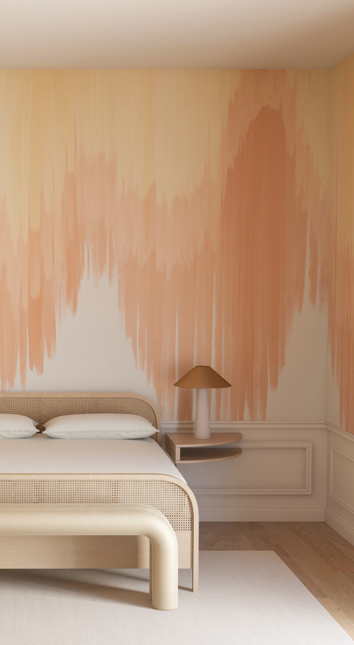 Wavelength© Mural Wallpaper in Sunset