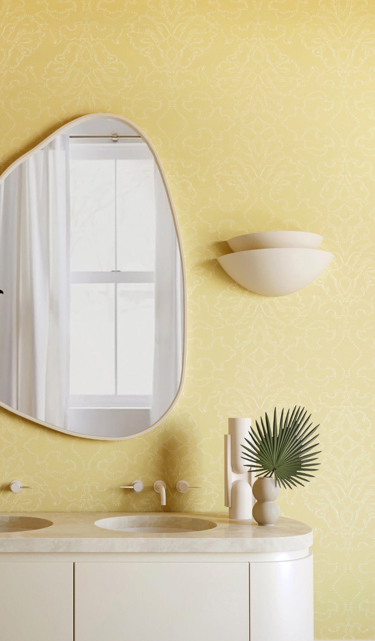 Western Damask© Wallpaper in Yellowstone